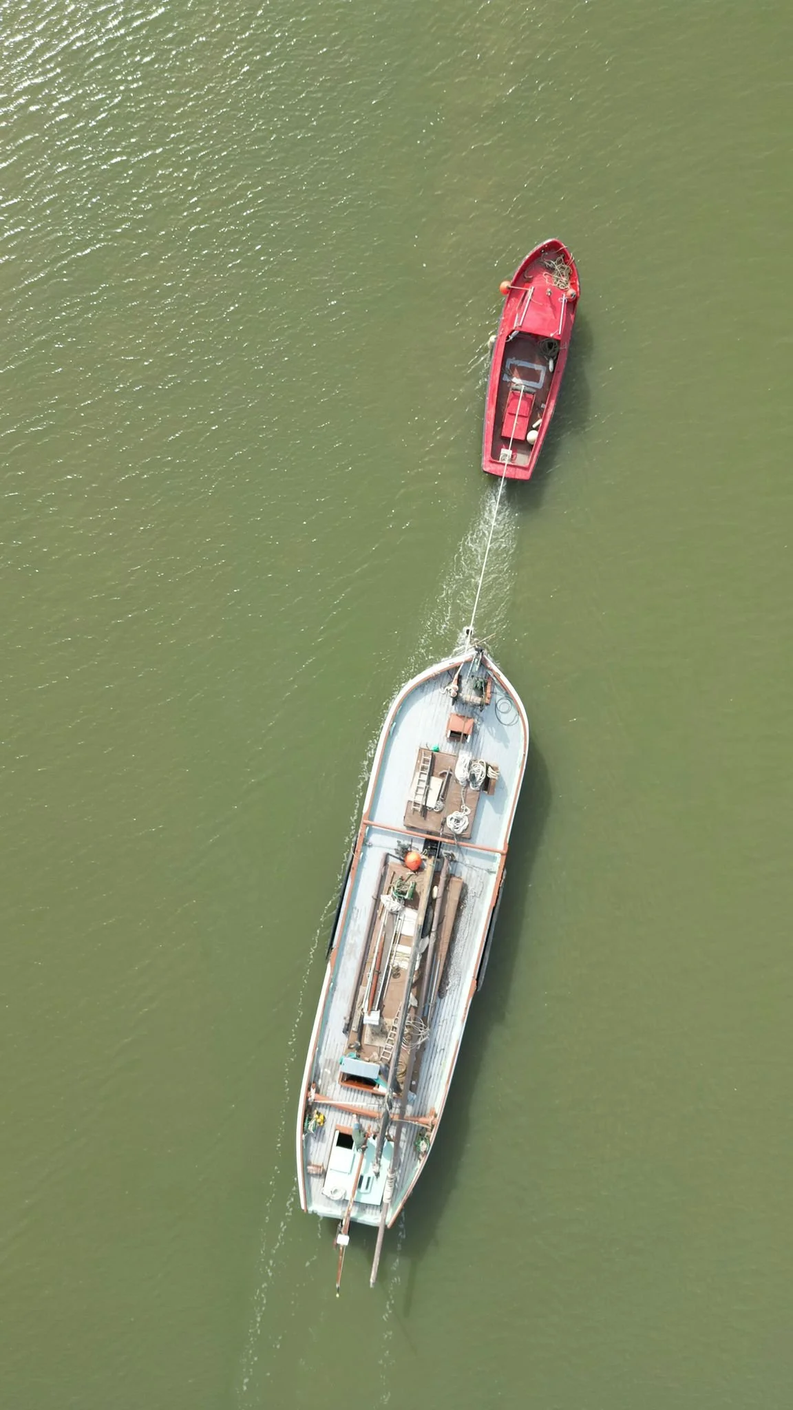 Dawns Decks After Painting On Tow to Maldon - Photography Charlotte Luff