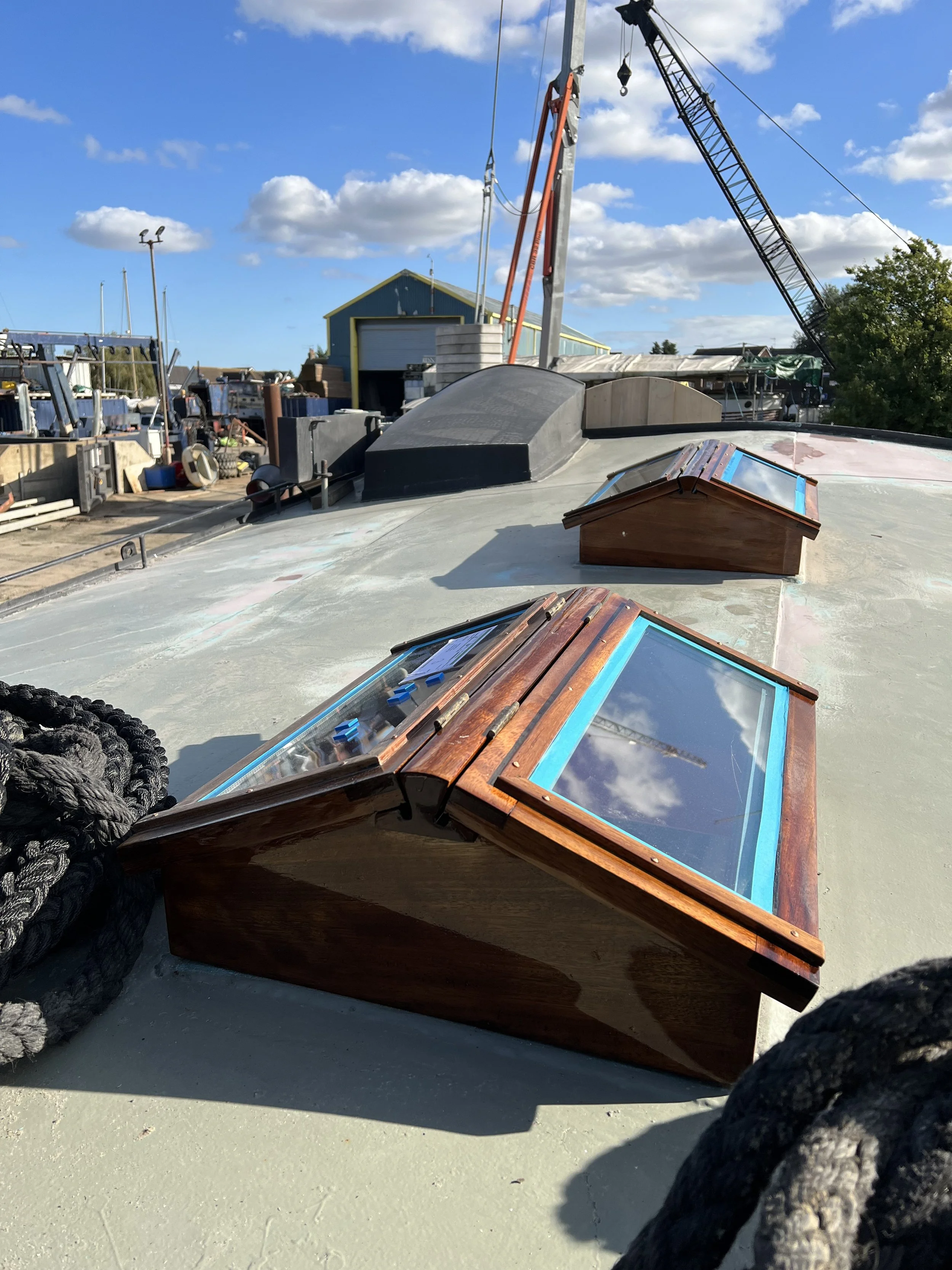 Restored Hatchs Dutch Barges 