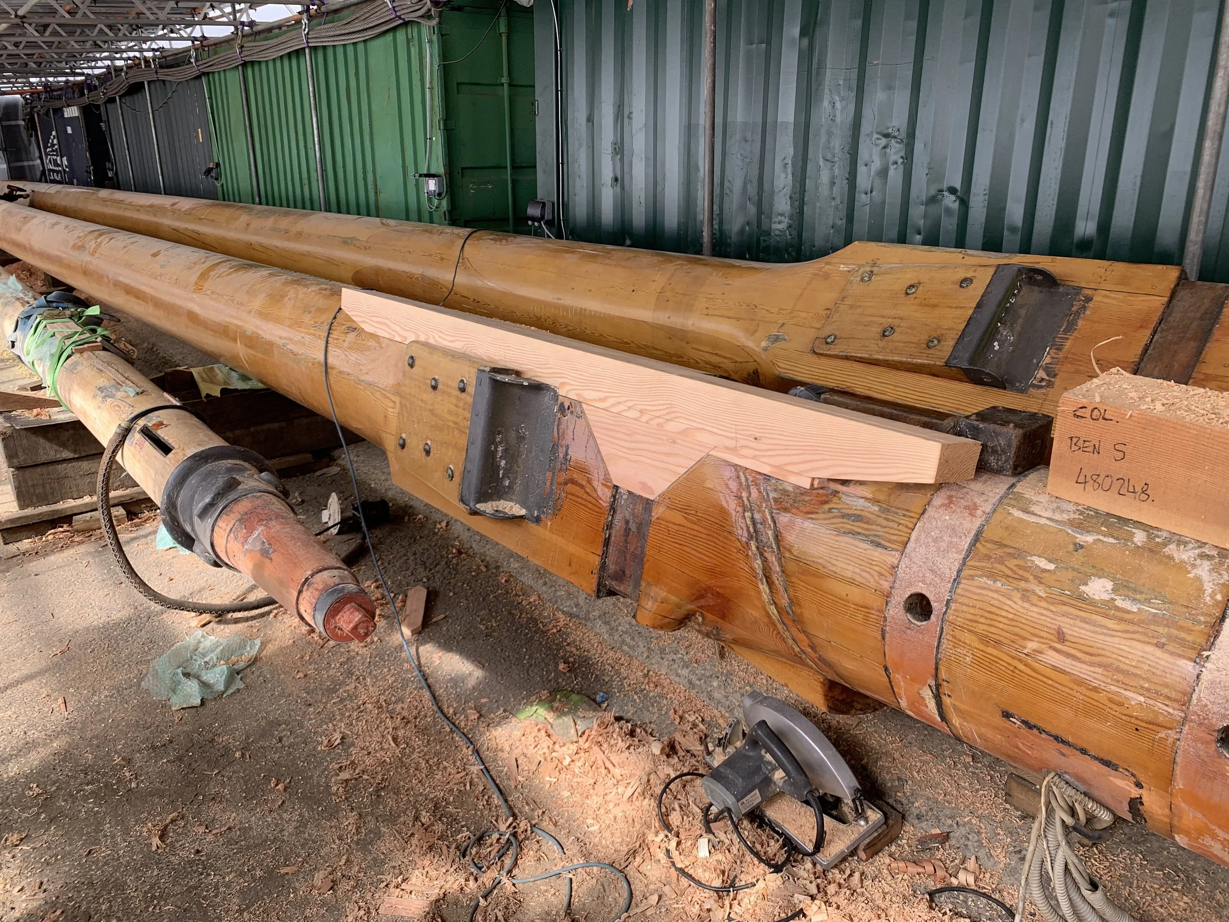 Hounds Repair - Schooner Masts 