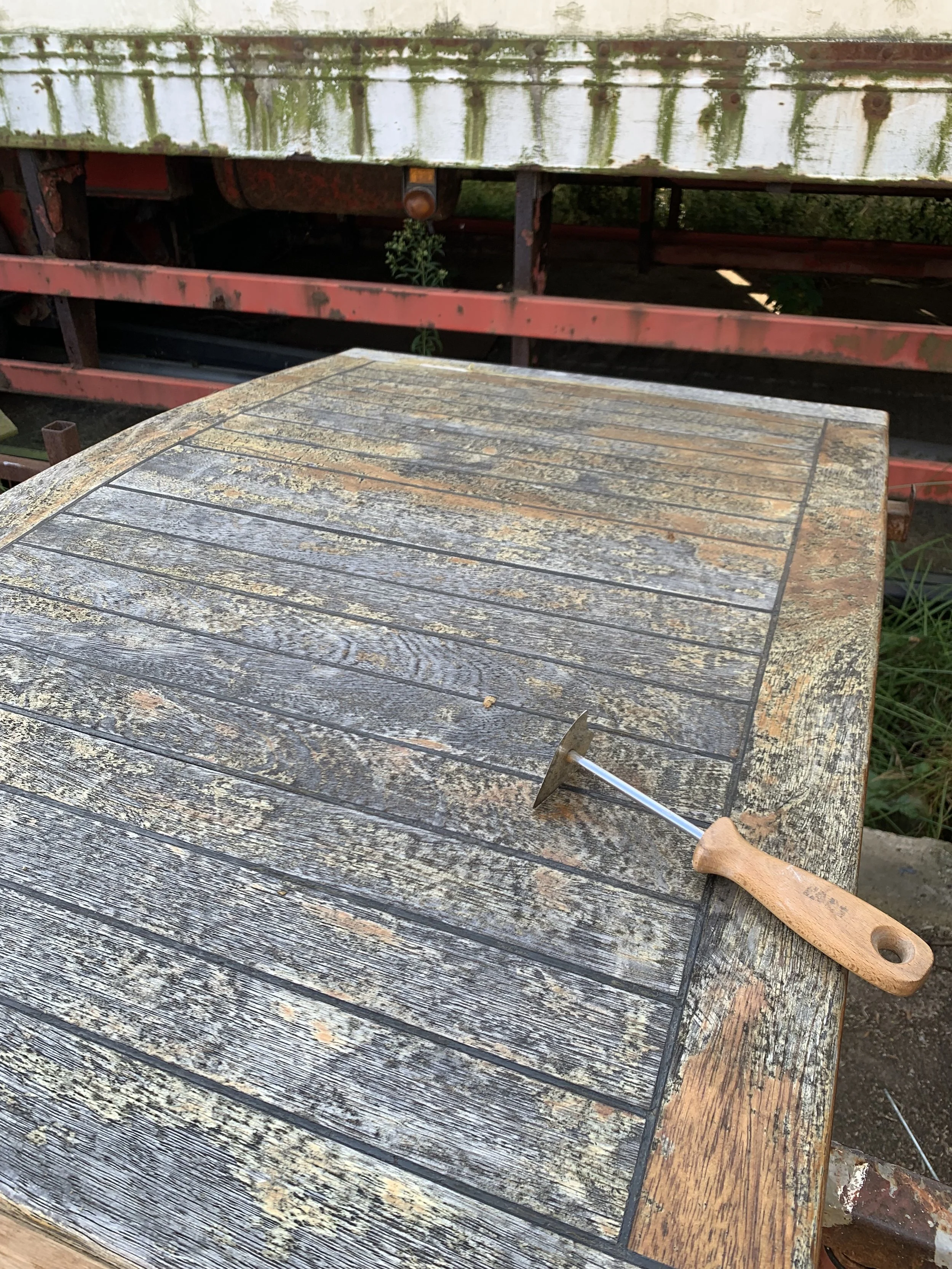 Before Restoration - Dutch Barge 