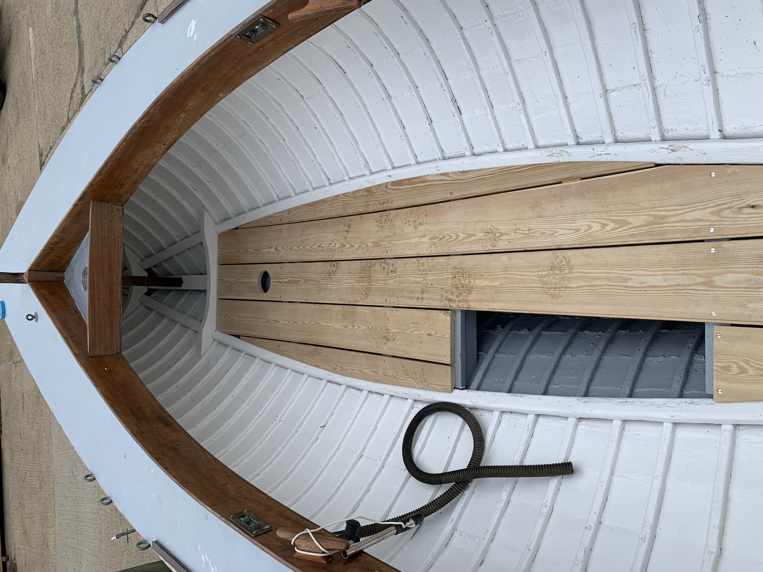 Interior Of Hamble One Design - New Larch Sole 