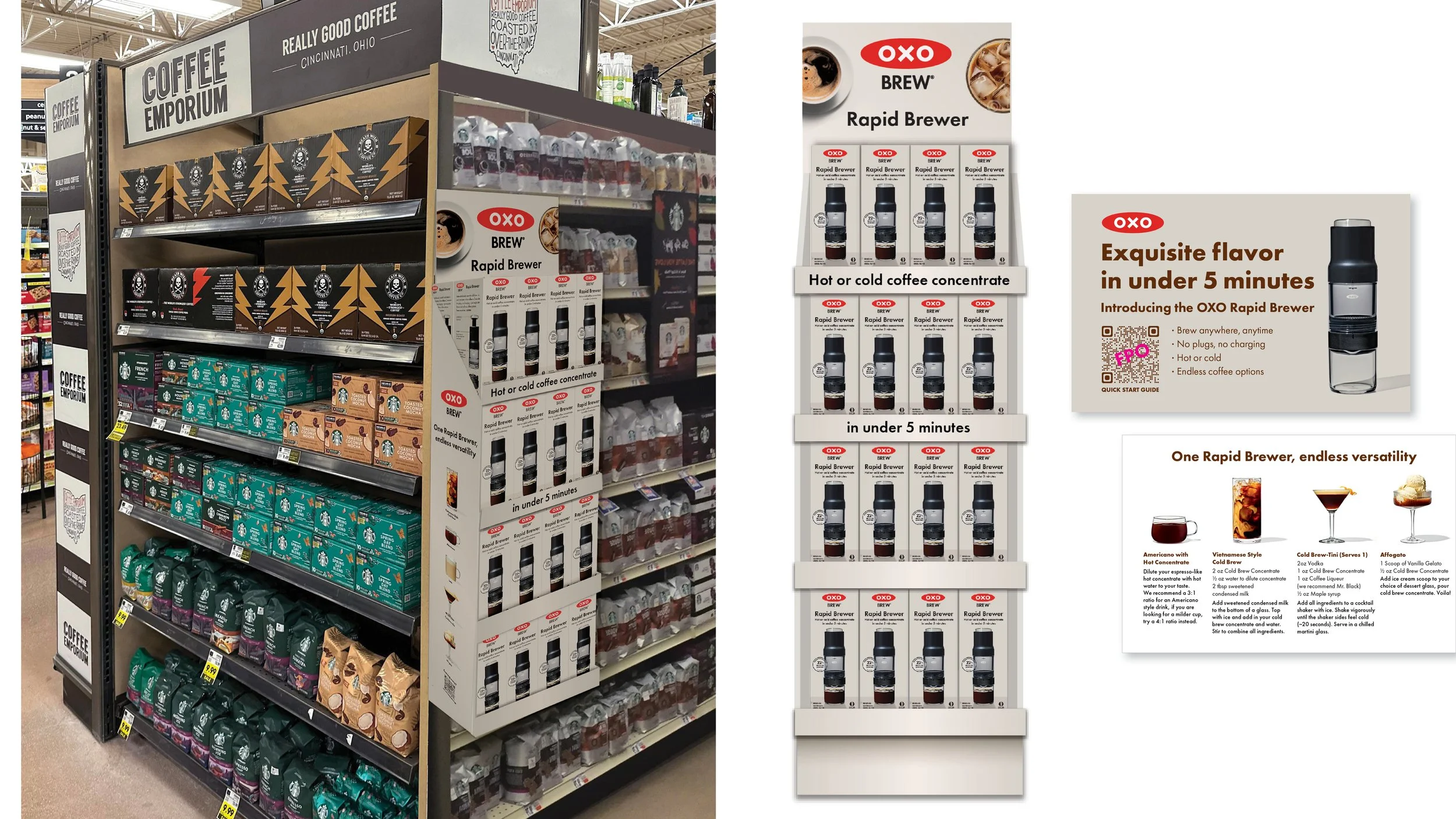 Retail display and shelf execution for new product introduction