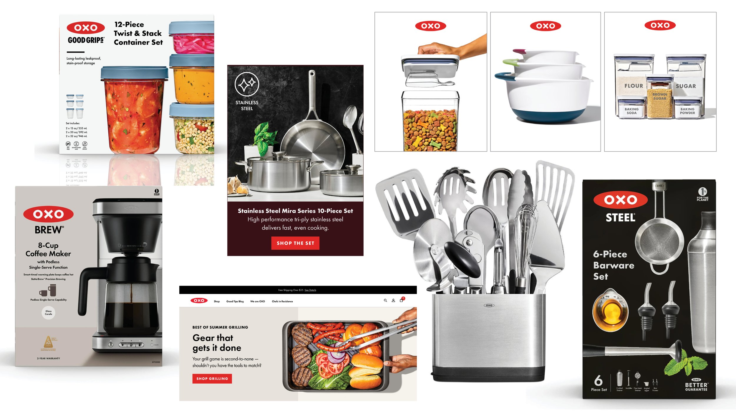 Expanded brand system applied consistently across multiple product categories