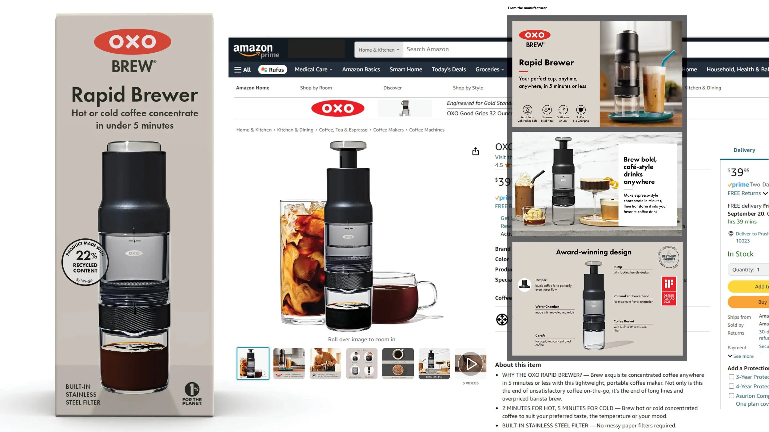 Integrated retail, digital, and packaging assets for product launch