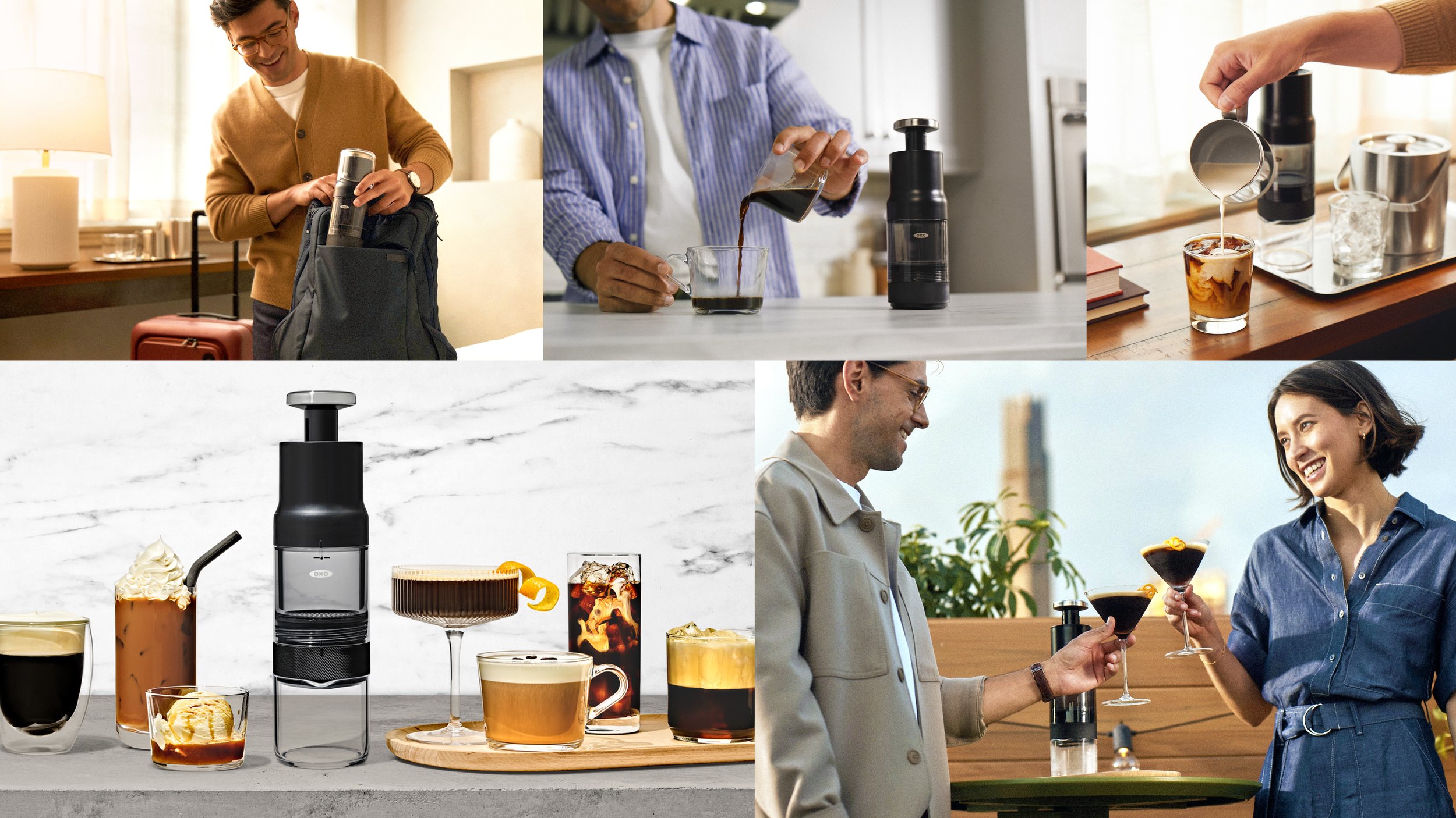 Lifestyle photography demonstrating product functionality and ease of use