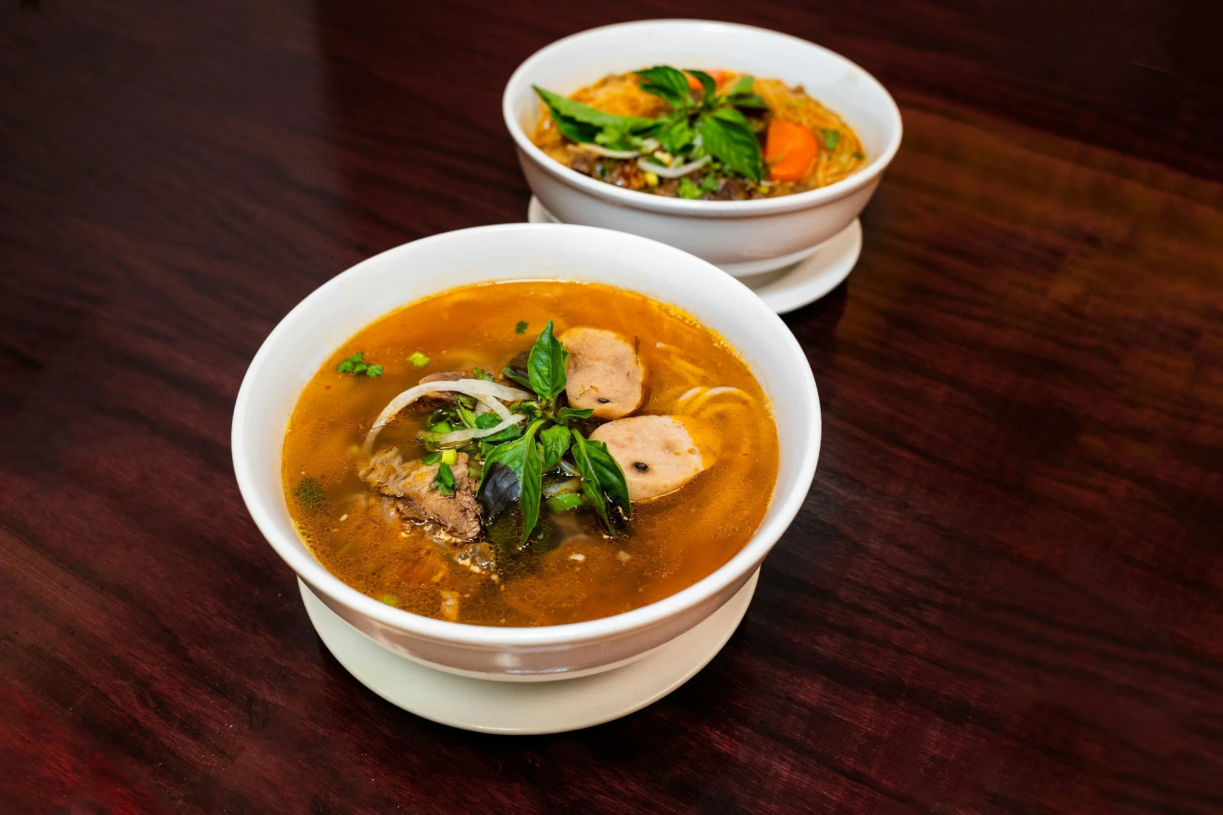 Photo of 2 bowls of soup