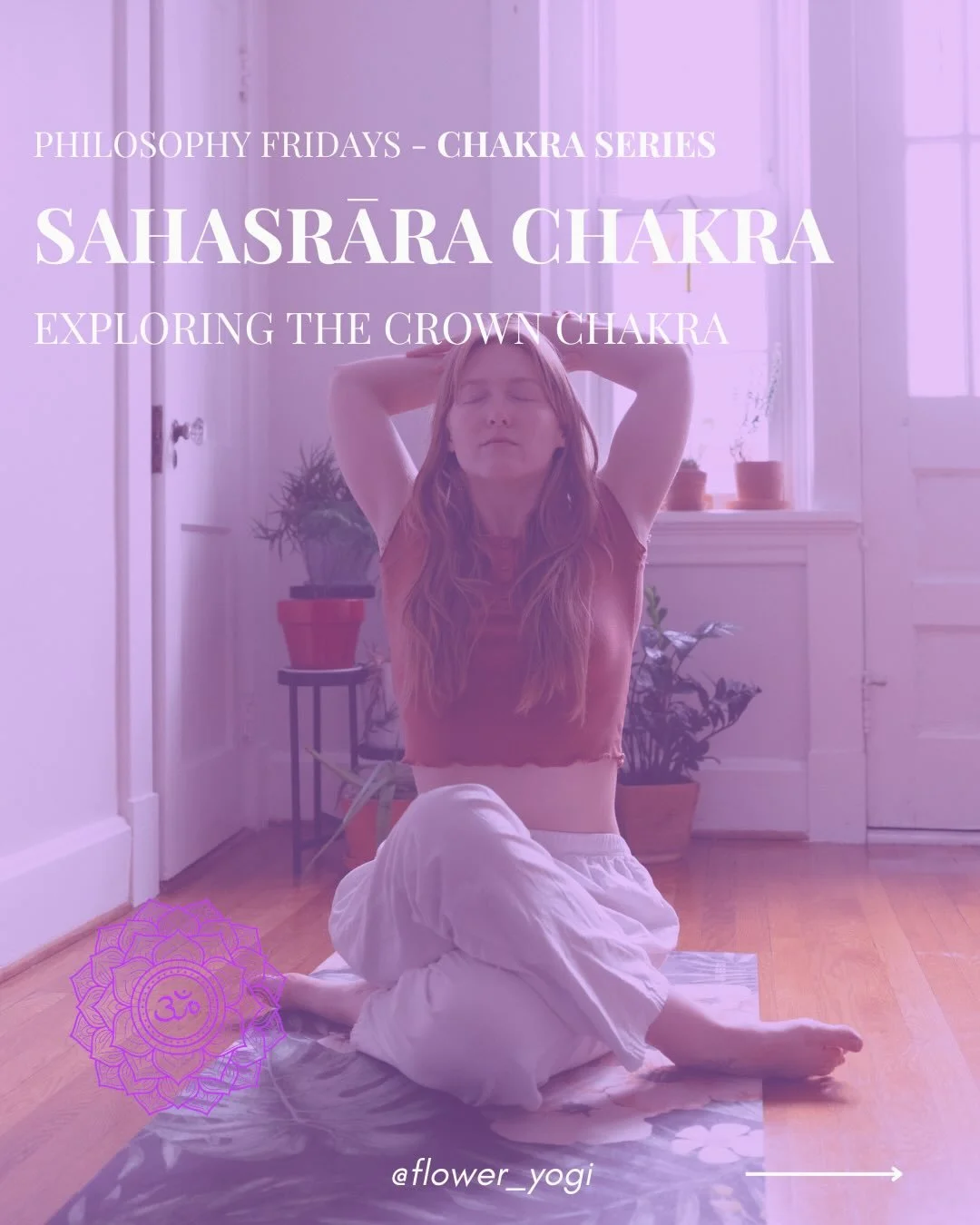 Sahasrāra represents integration&mdash;awareness that holds the whole system.

Over the past 7 weeks we moved from root &rarr; crown, exploring the chakras as a way of understanding different qualities of energy within practice.

Rather than somethin