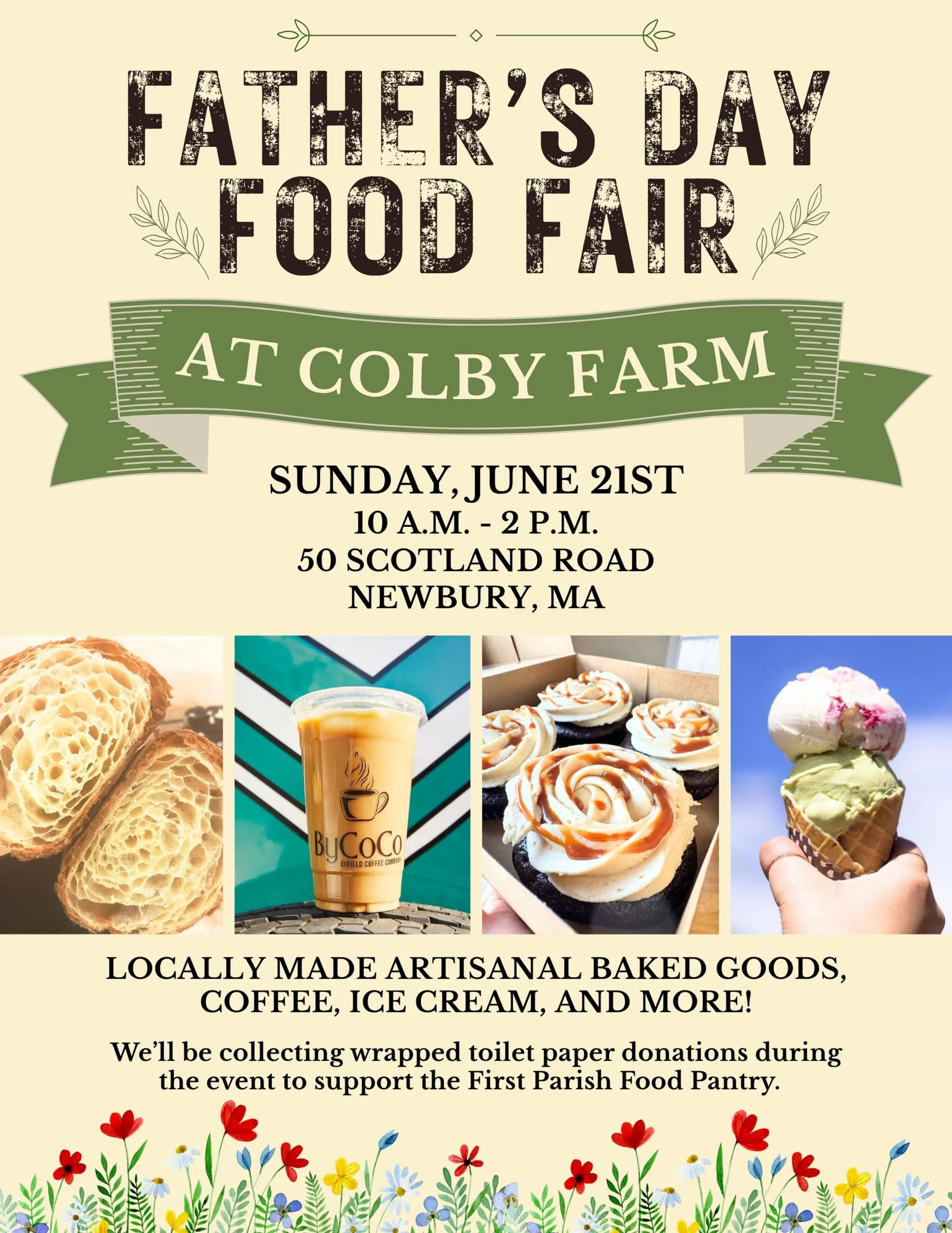Our Father&rsquo;s Day event at Colby Farm is coming up in just two weeks!   Don&rsquo;t forget to add a trip to this beautiful property to your plans for June 21st.  The DoughBin will be there joining other favorite local vendors to celebrate Father