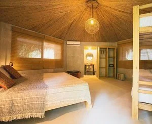dorm-style room
