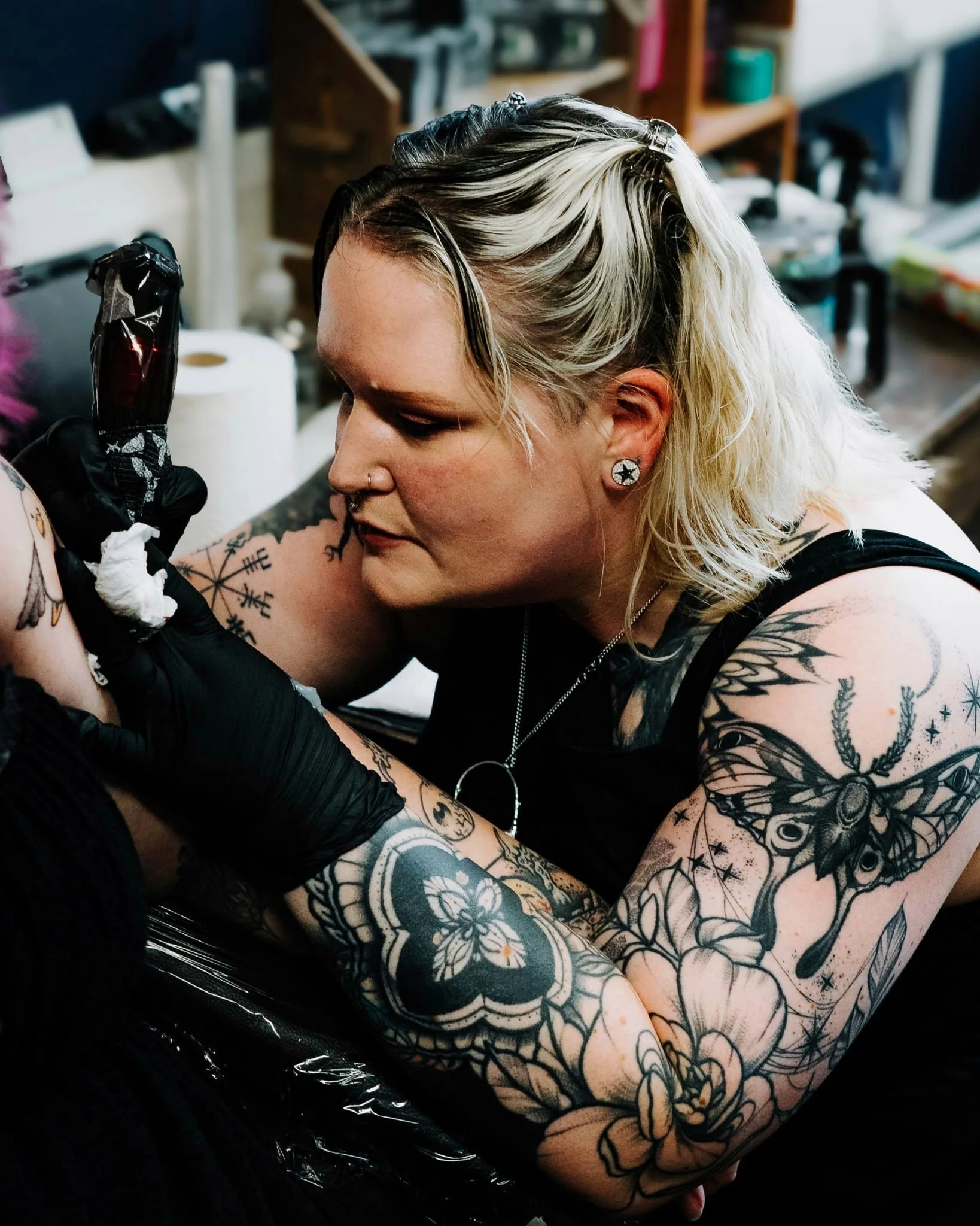 Black Work & Fine line Tattoos