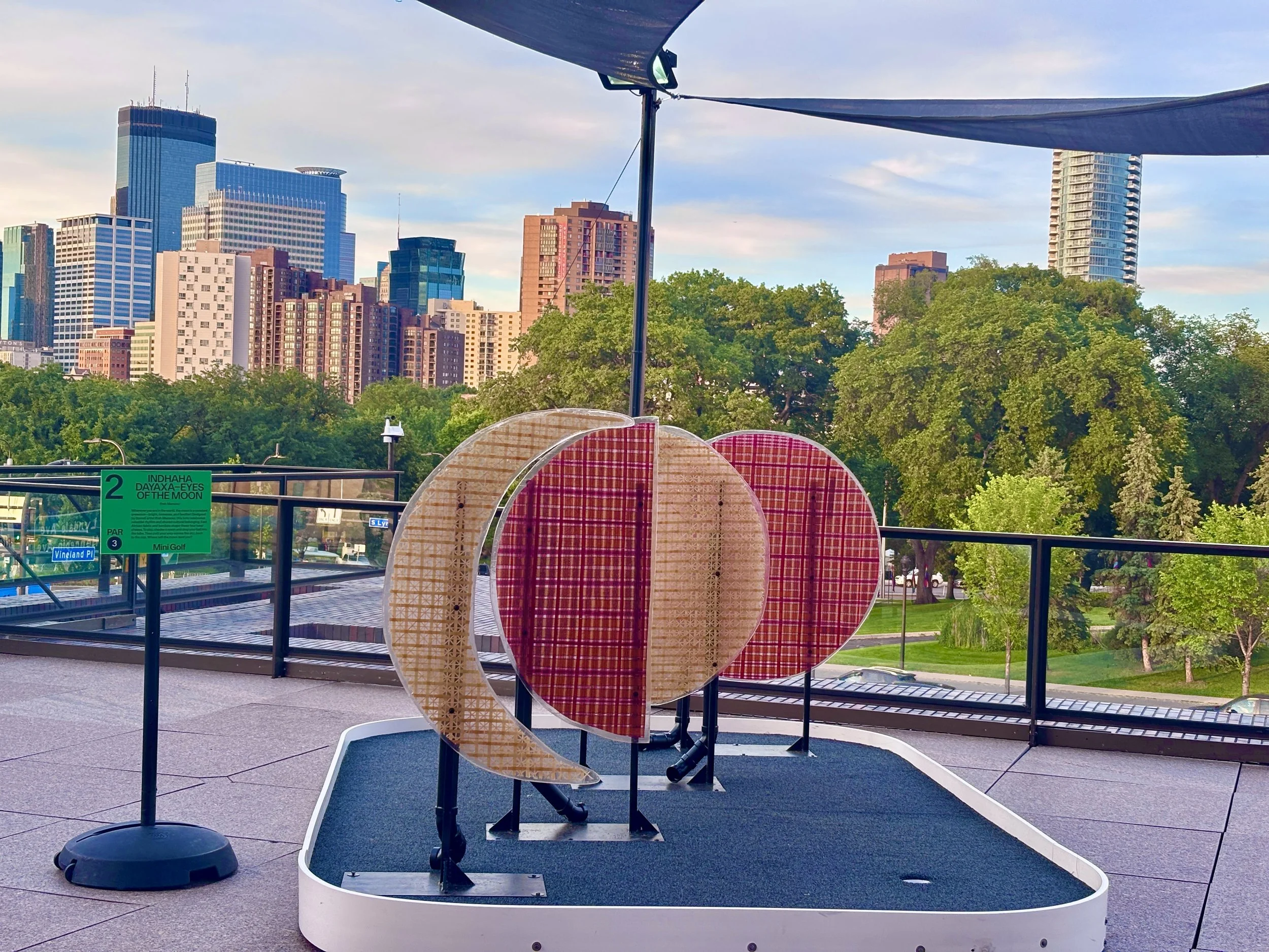 Indhaha Dayaxa (Eyes of the Moon)
An ode to Eid celebration, an interactive sculptural installation at the Walker Art Center, featuring four moon forms inviting visitors to play, move through, and connect across cultures.