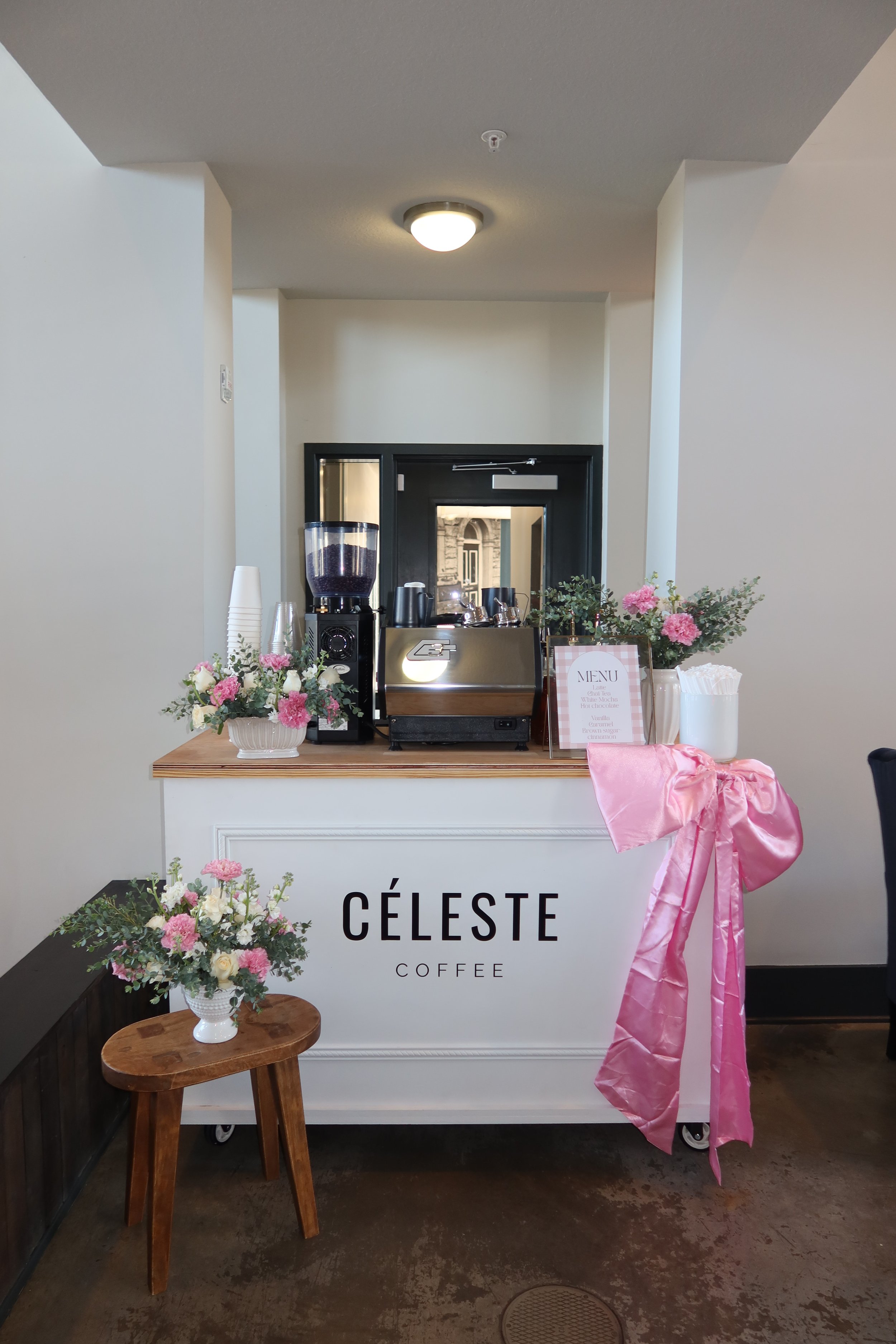 Celeste Coffee Cart, baby shower, Lexington, Kentucky