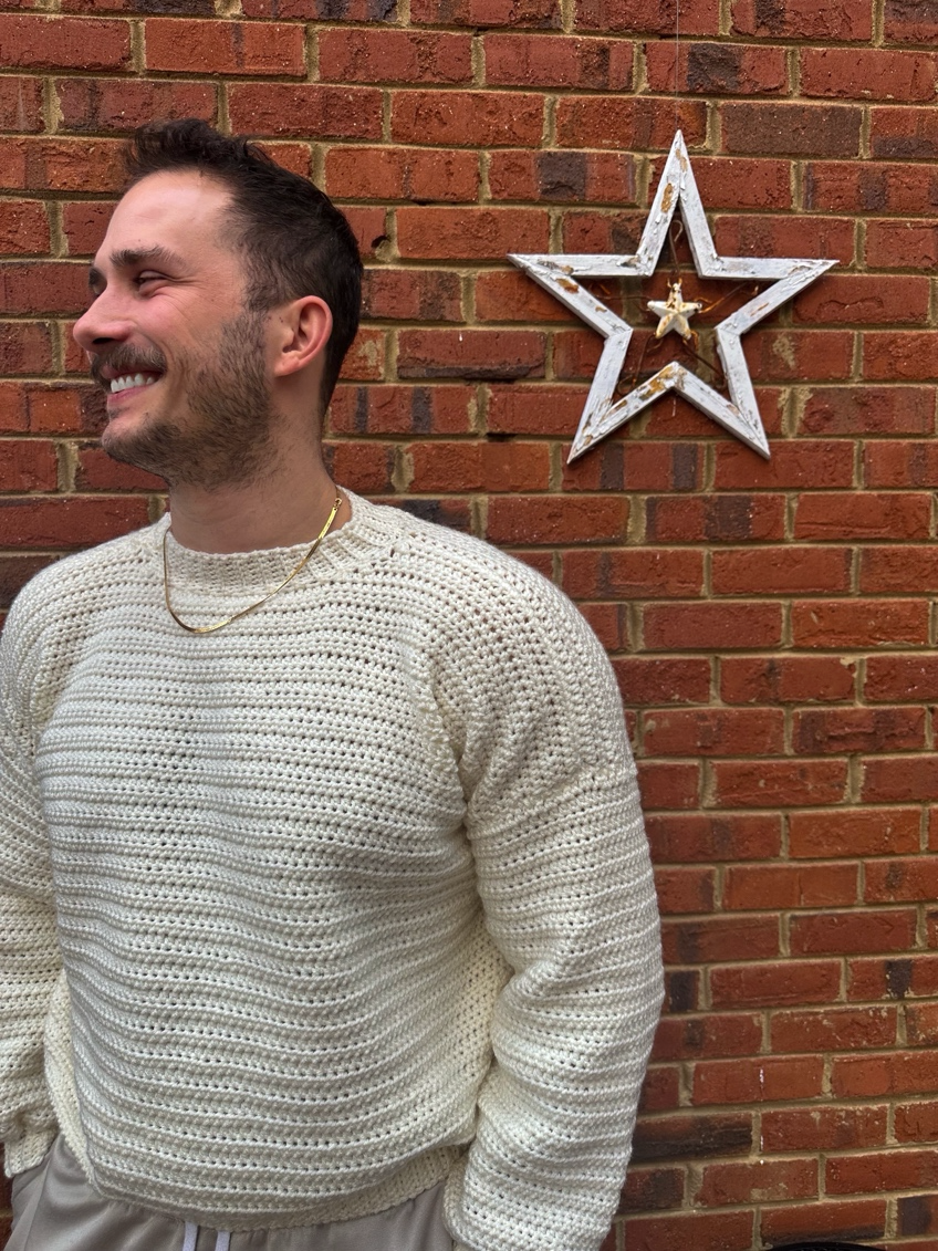 Unisex Ivory Crewneck Sweater