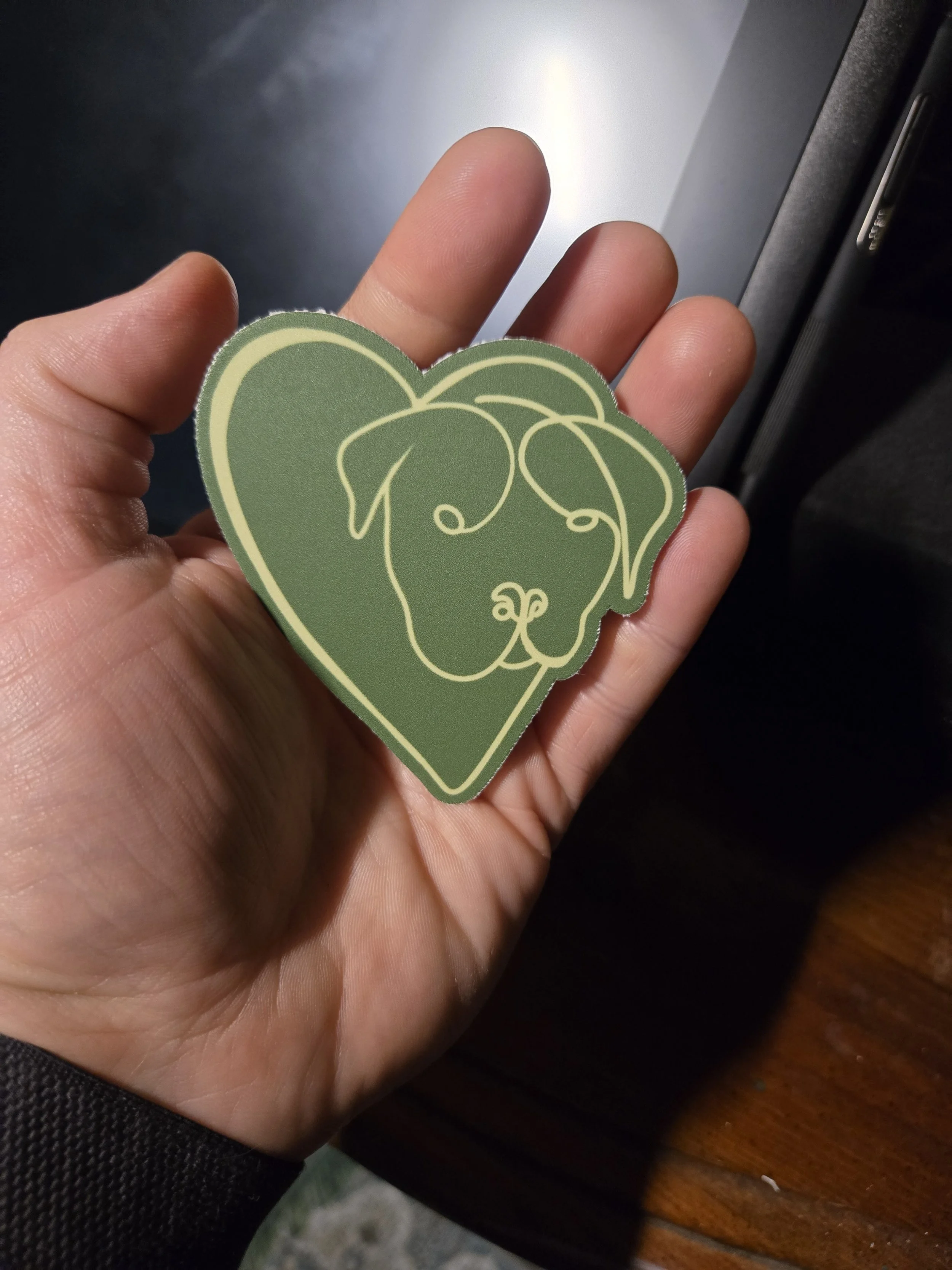 I heart Dogs sticker