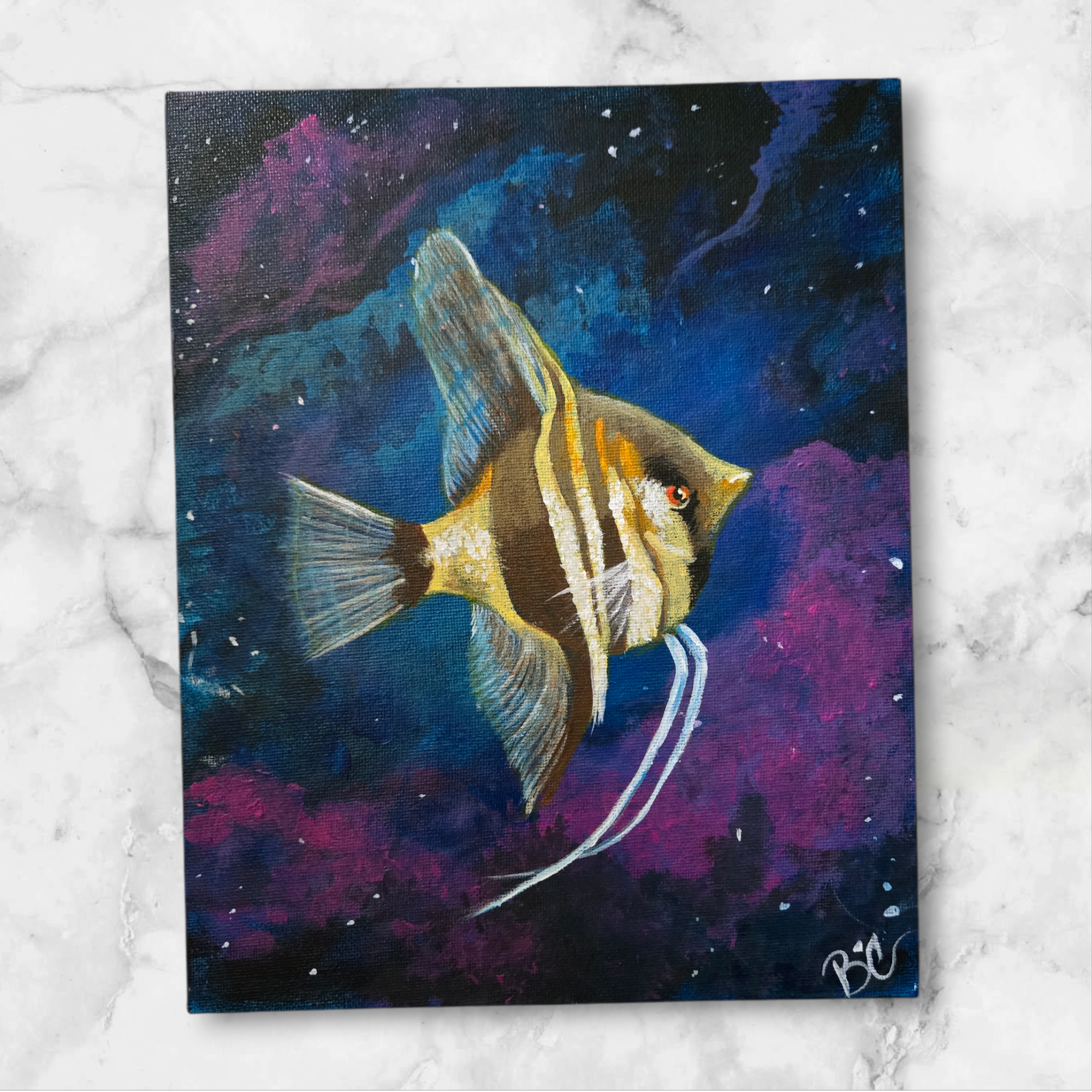 Space Angel original painting