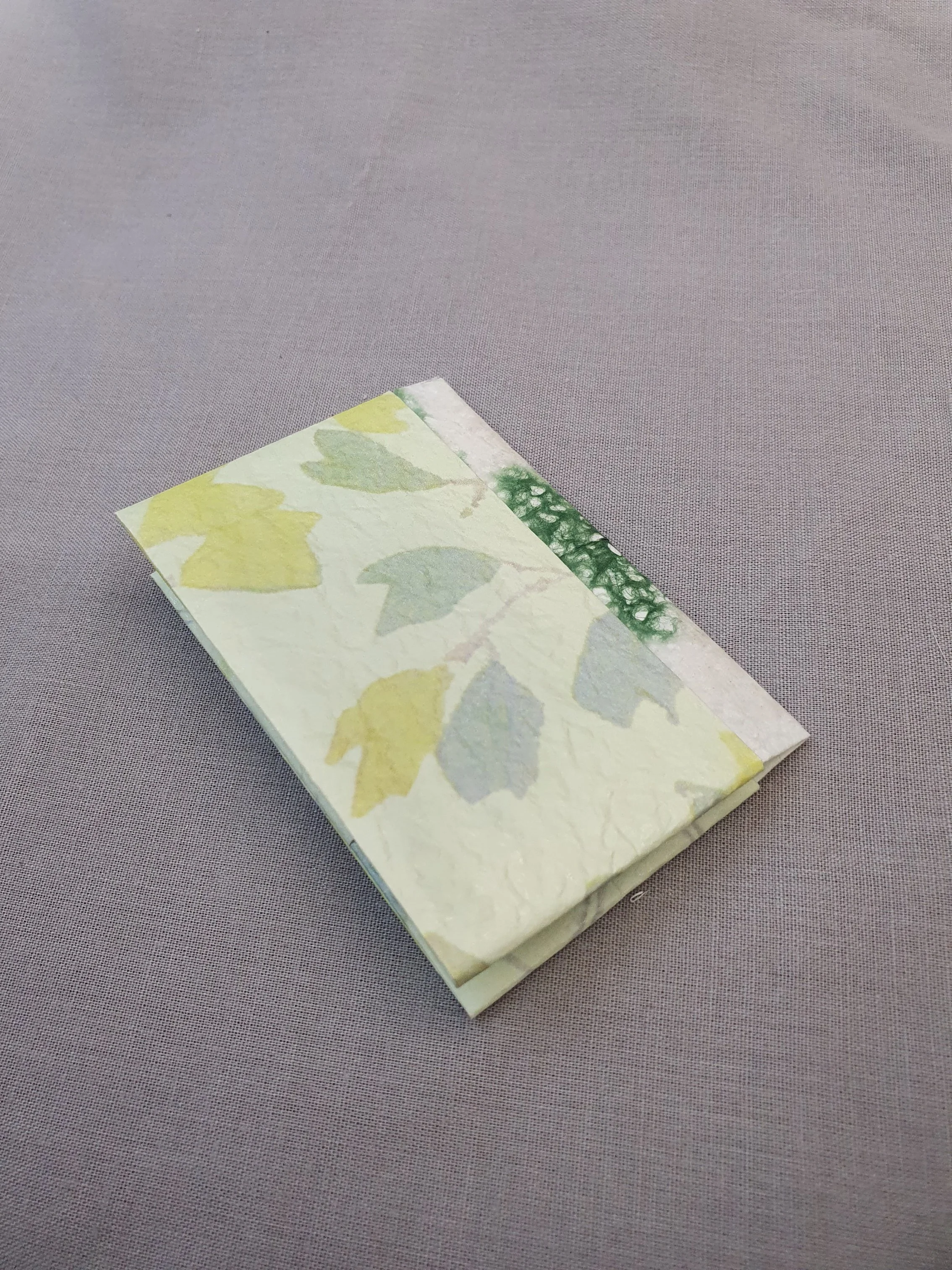 Porte-Carte à Motifs - Feuillage