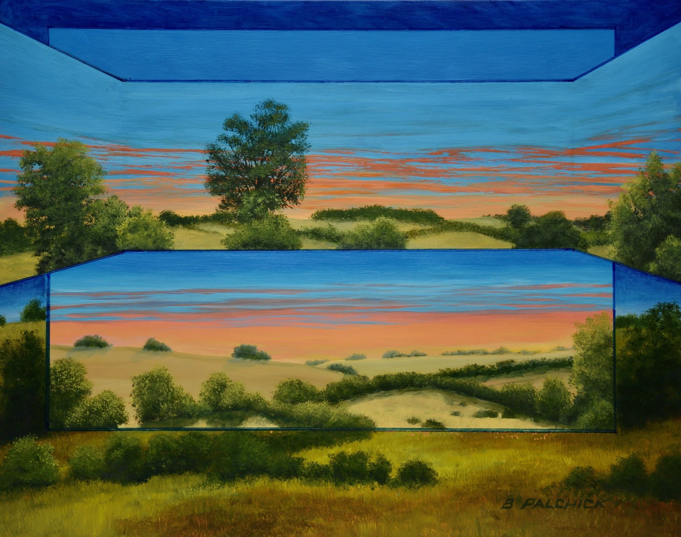 Liminal Space #20, Oil on panel, 18 x 24 in.