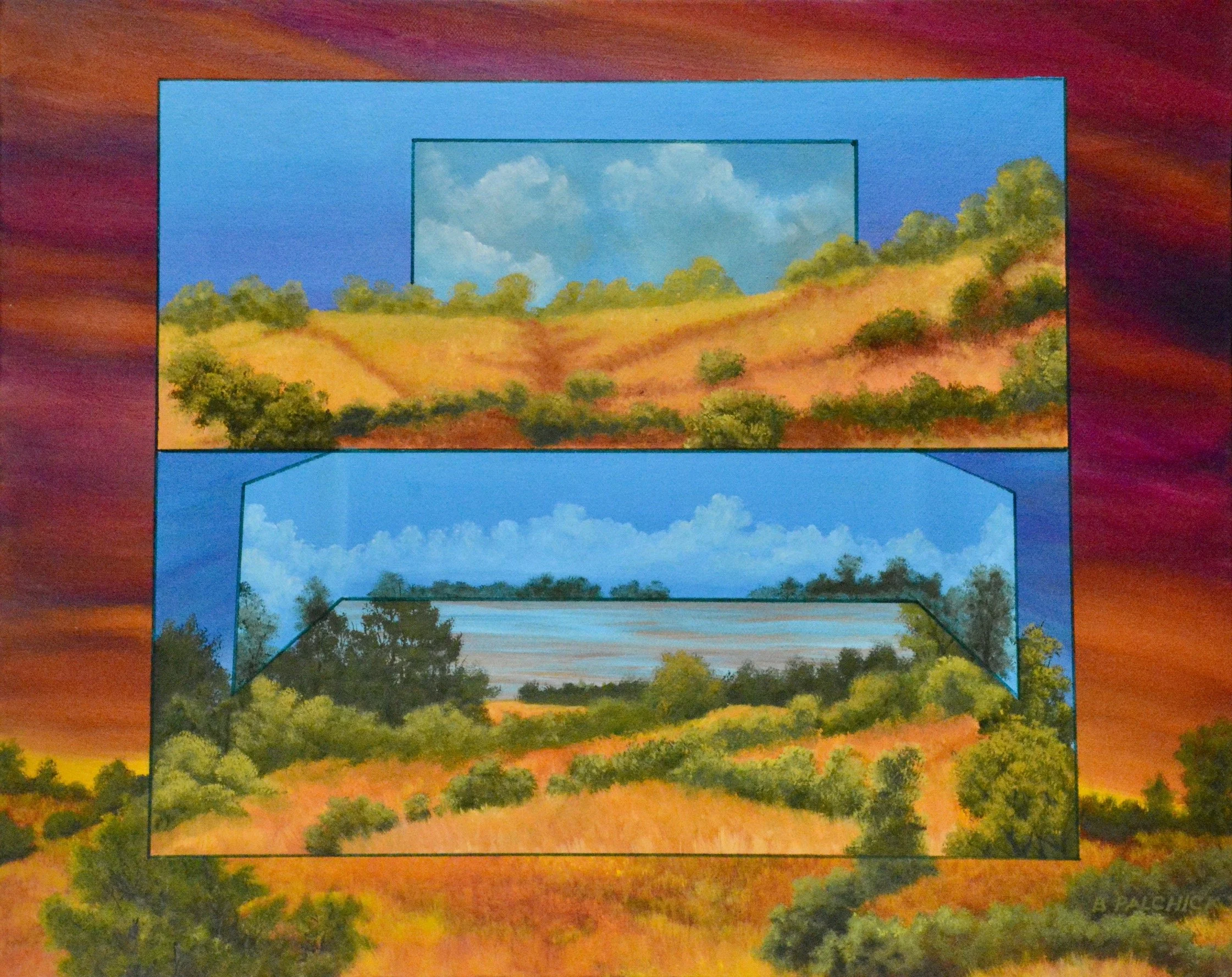 Liminal Space #10, Oil on panel, 16 x 24 in.