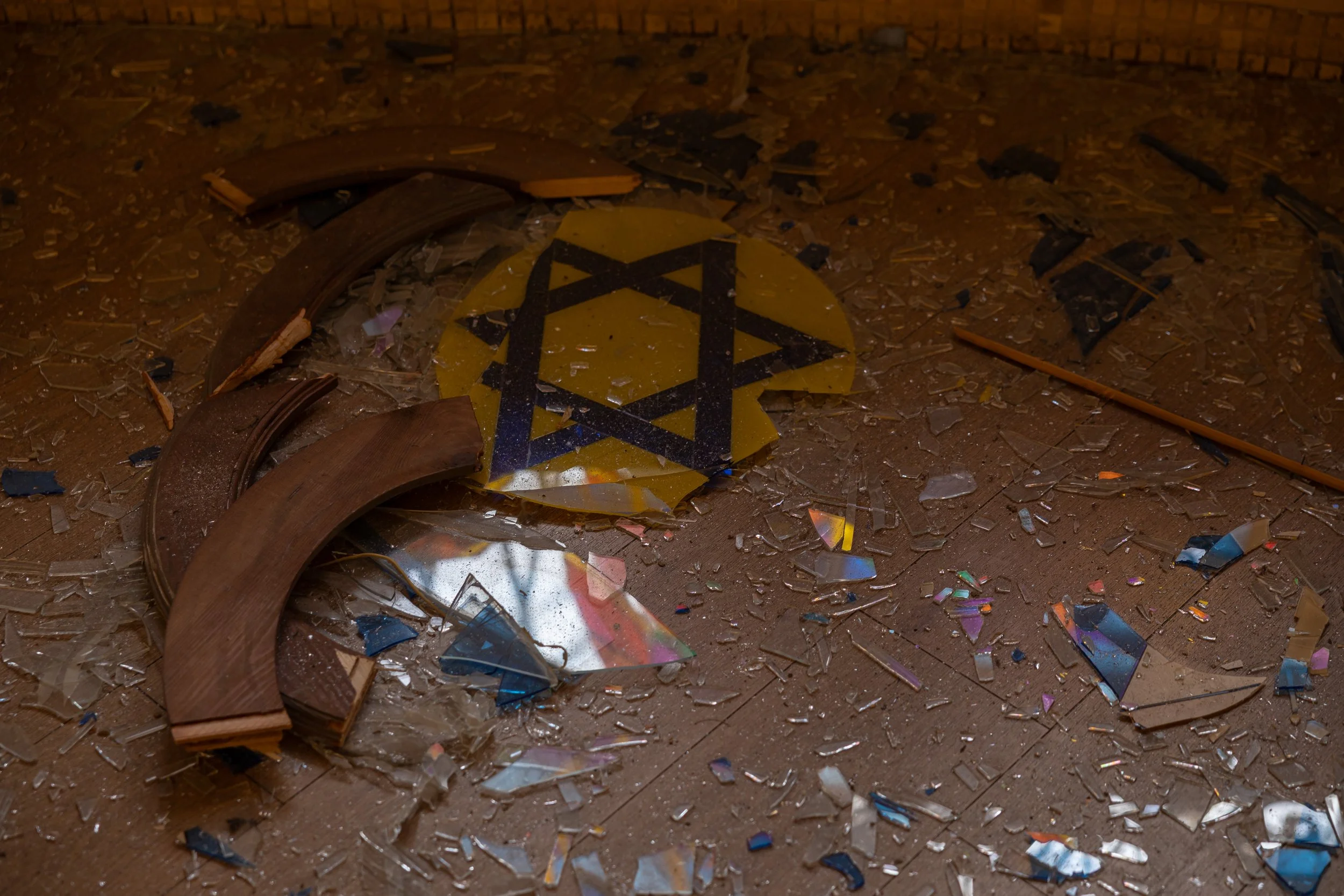 Damaged synagogue, March 2026; Oleksandr Gimanov