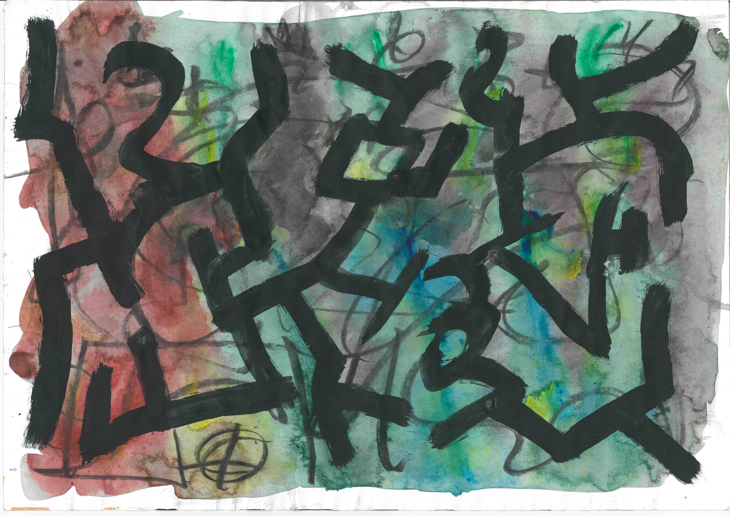 A3 Regulate '02/03/2019' Print in white frame