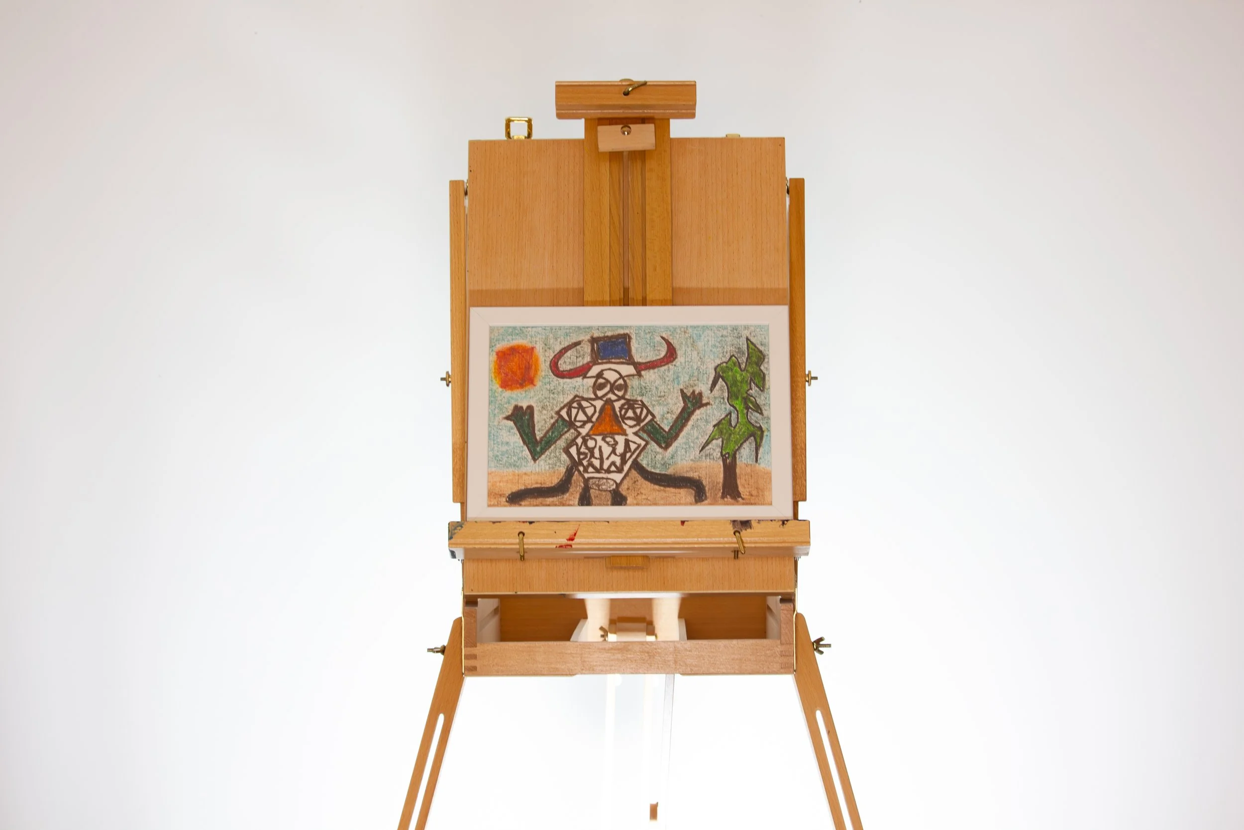 A4 Oogala '07/06/2017' Print in white frame (made to order)