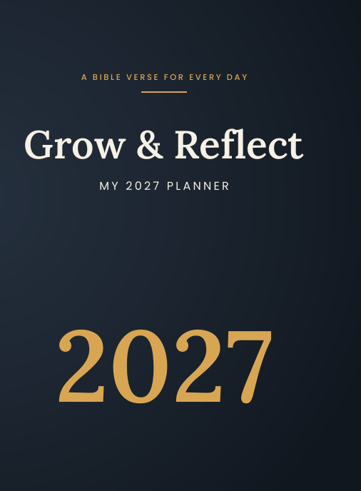 Grow & Reflect: My 2027 Planner front cover