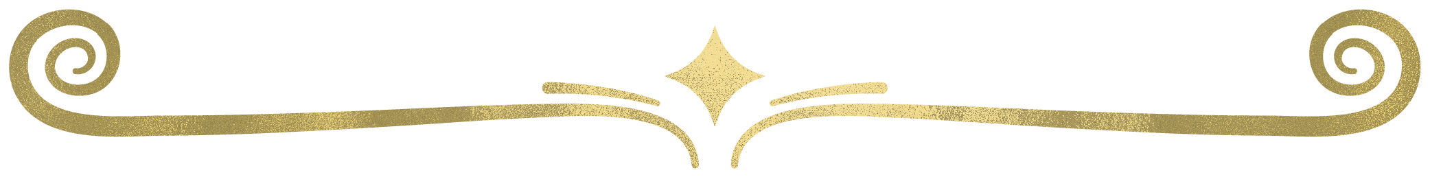 Decorative gold and black ornamental design with scrolling patterns and a central star-shaped element.