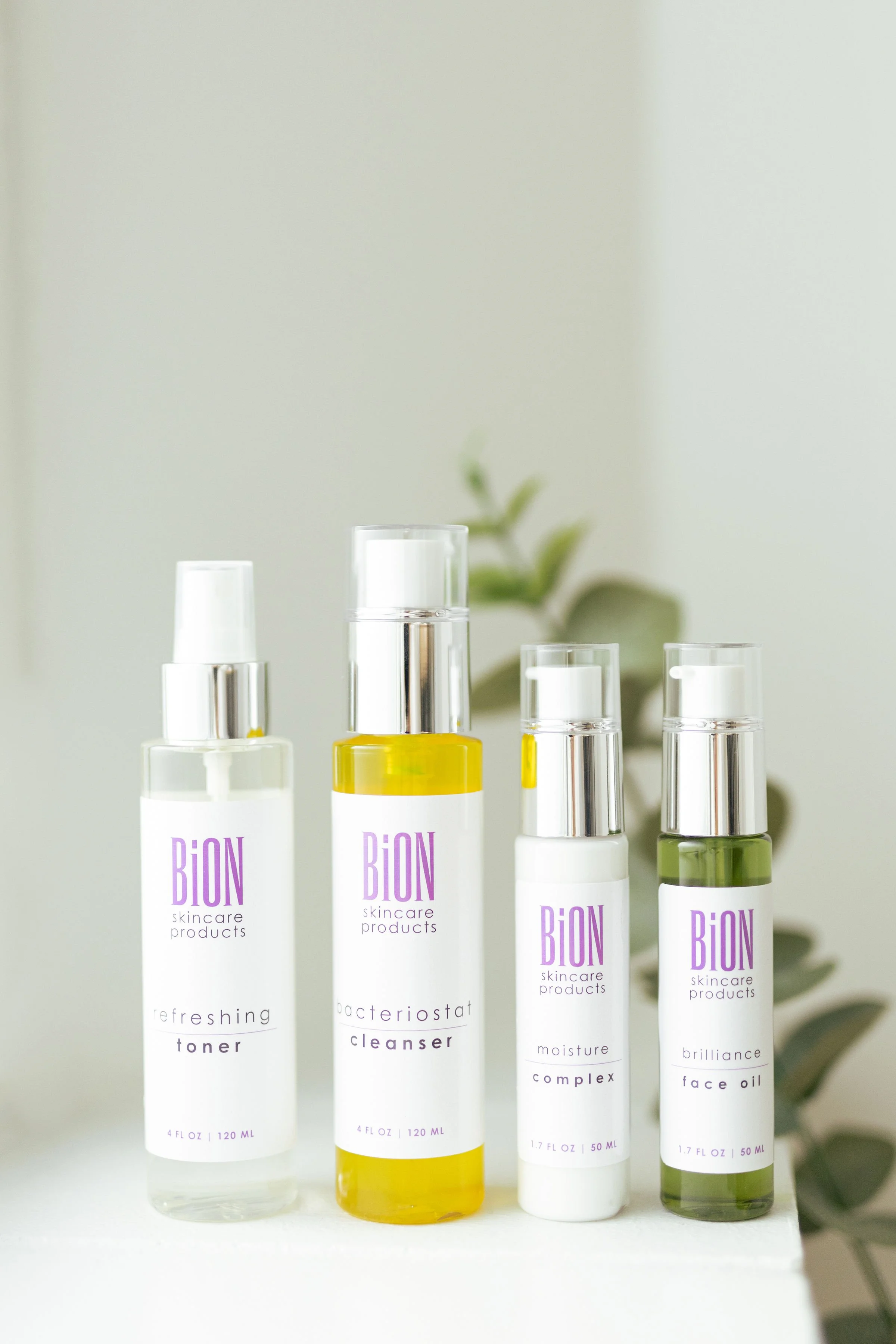 BiON Skincare tuotekokonaisuus.