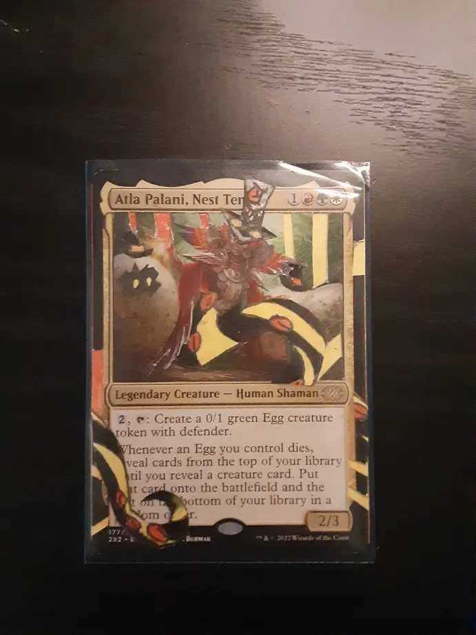 Custom modified card of Atla Palani, Nest Tender.
