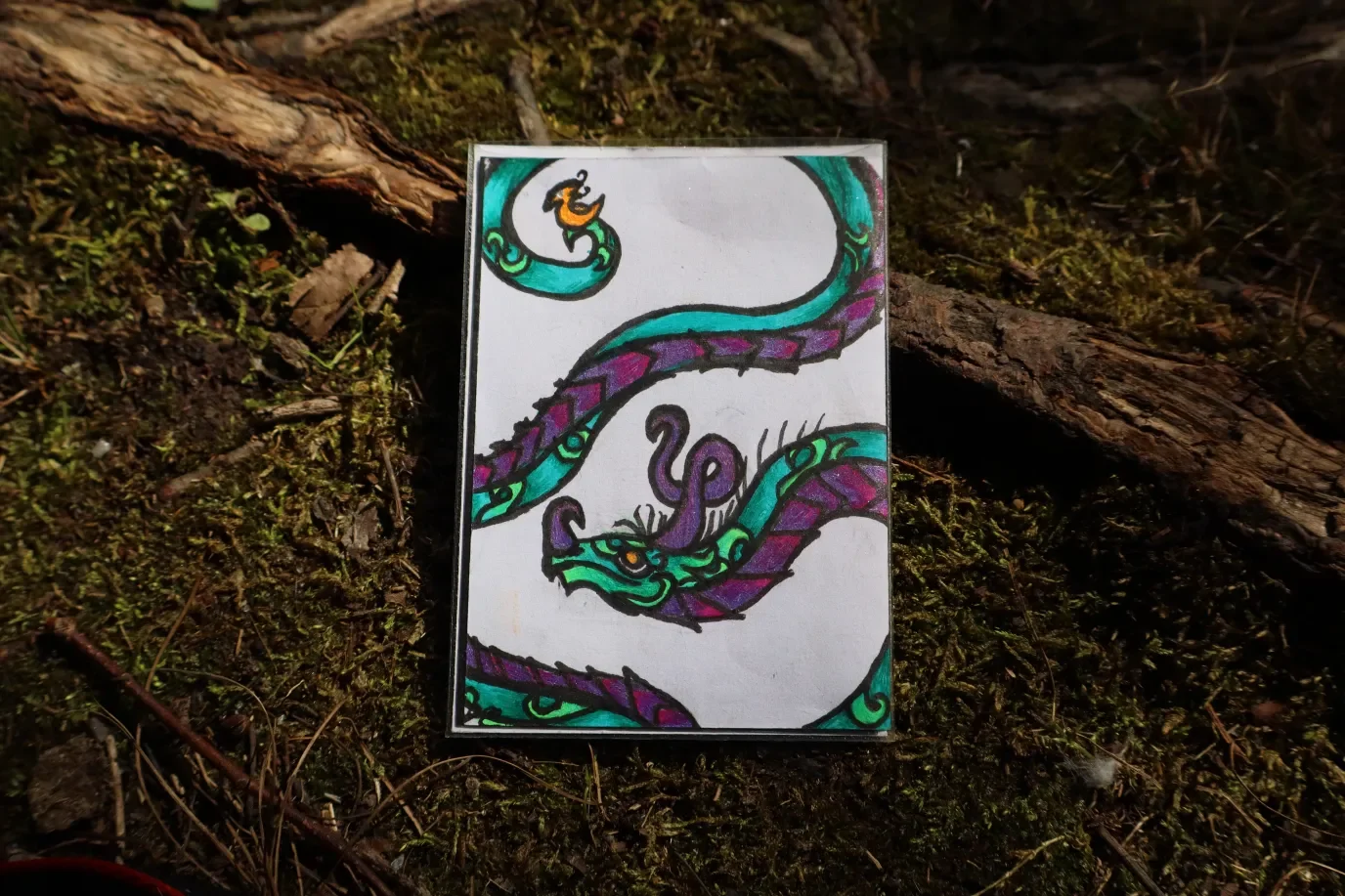 Art for custom MTG sleeves.