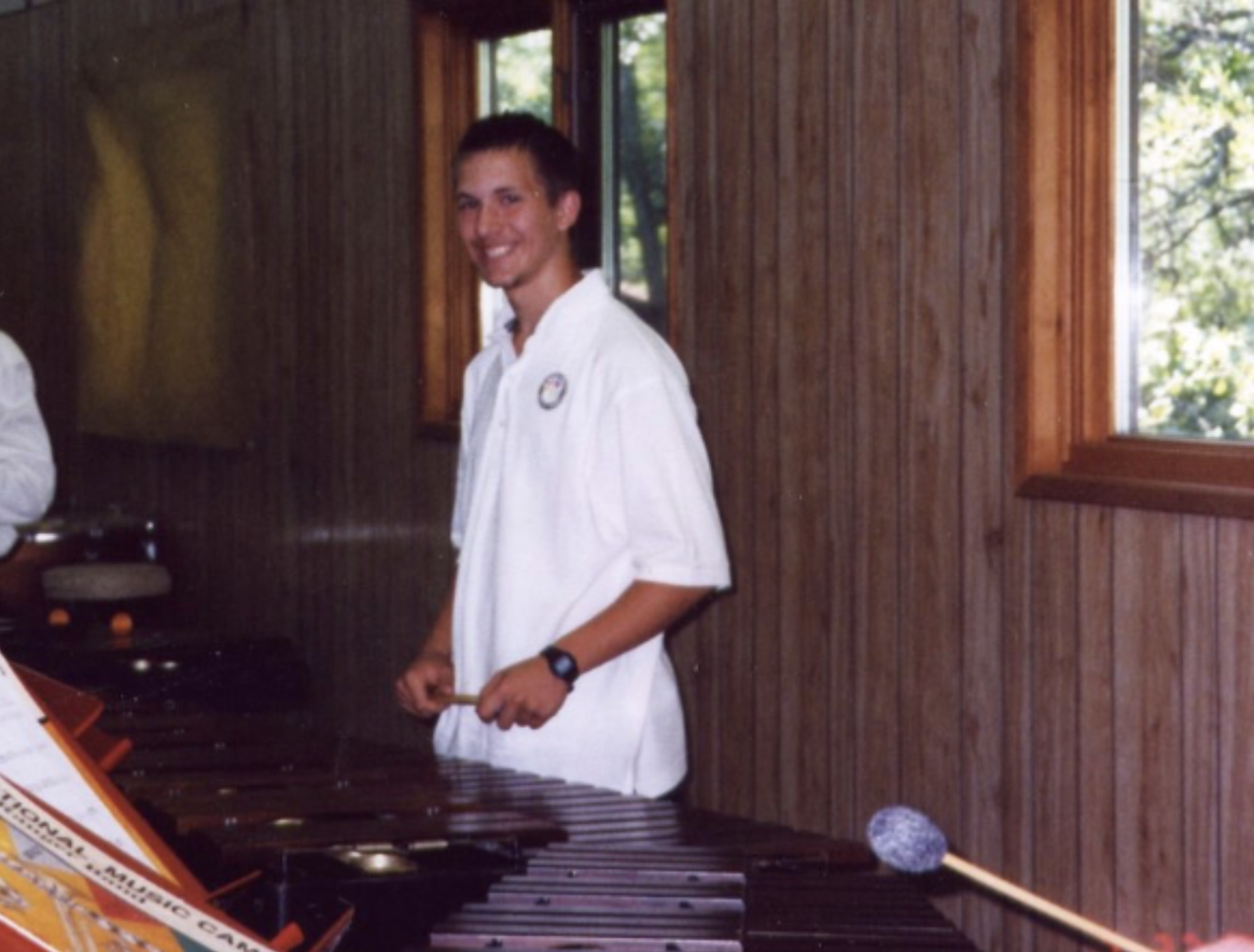 Jacob at Int’l Music Camp-vibraphone