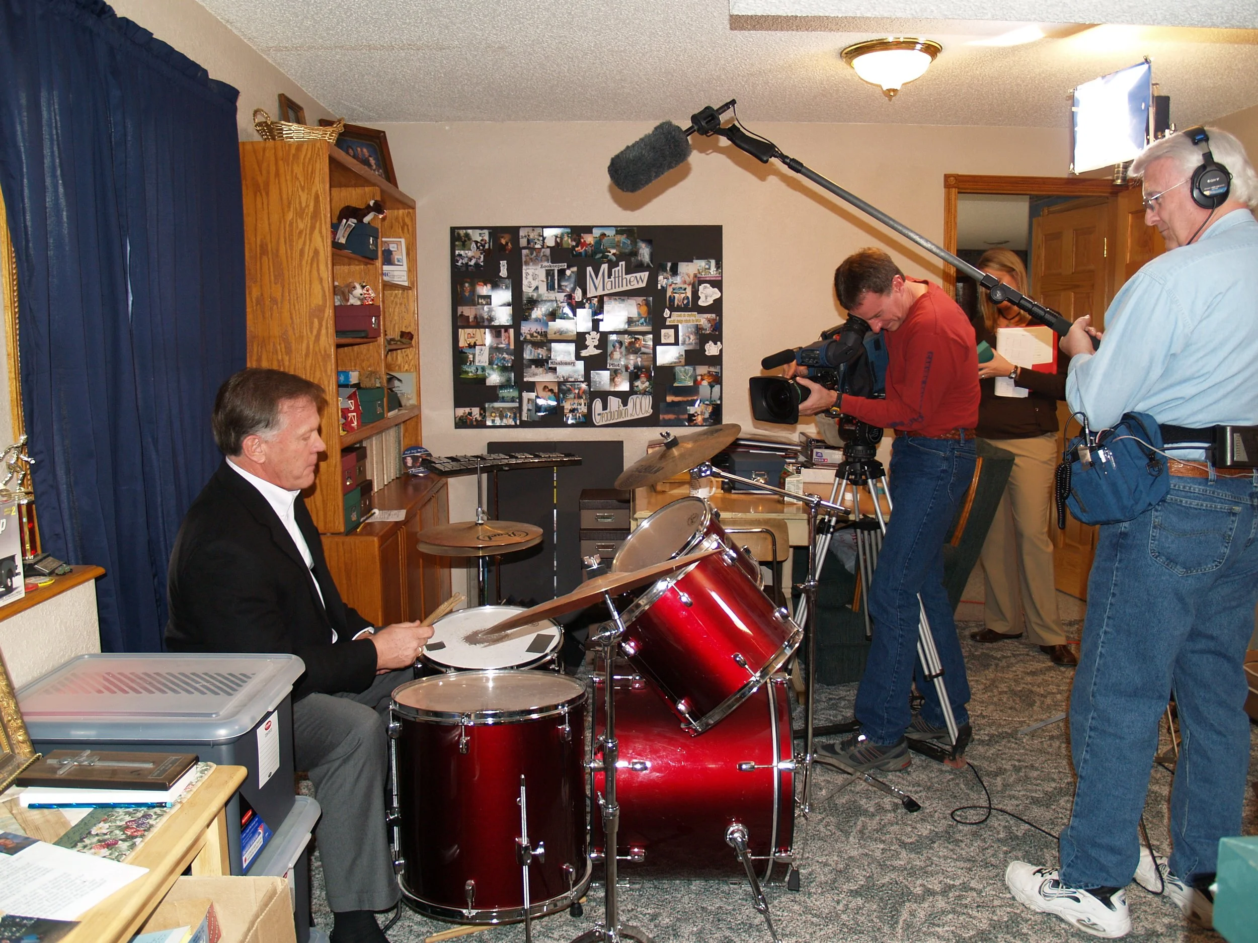 Joseph Stowell at Jacob’s drums