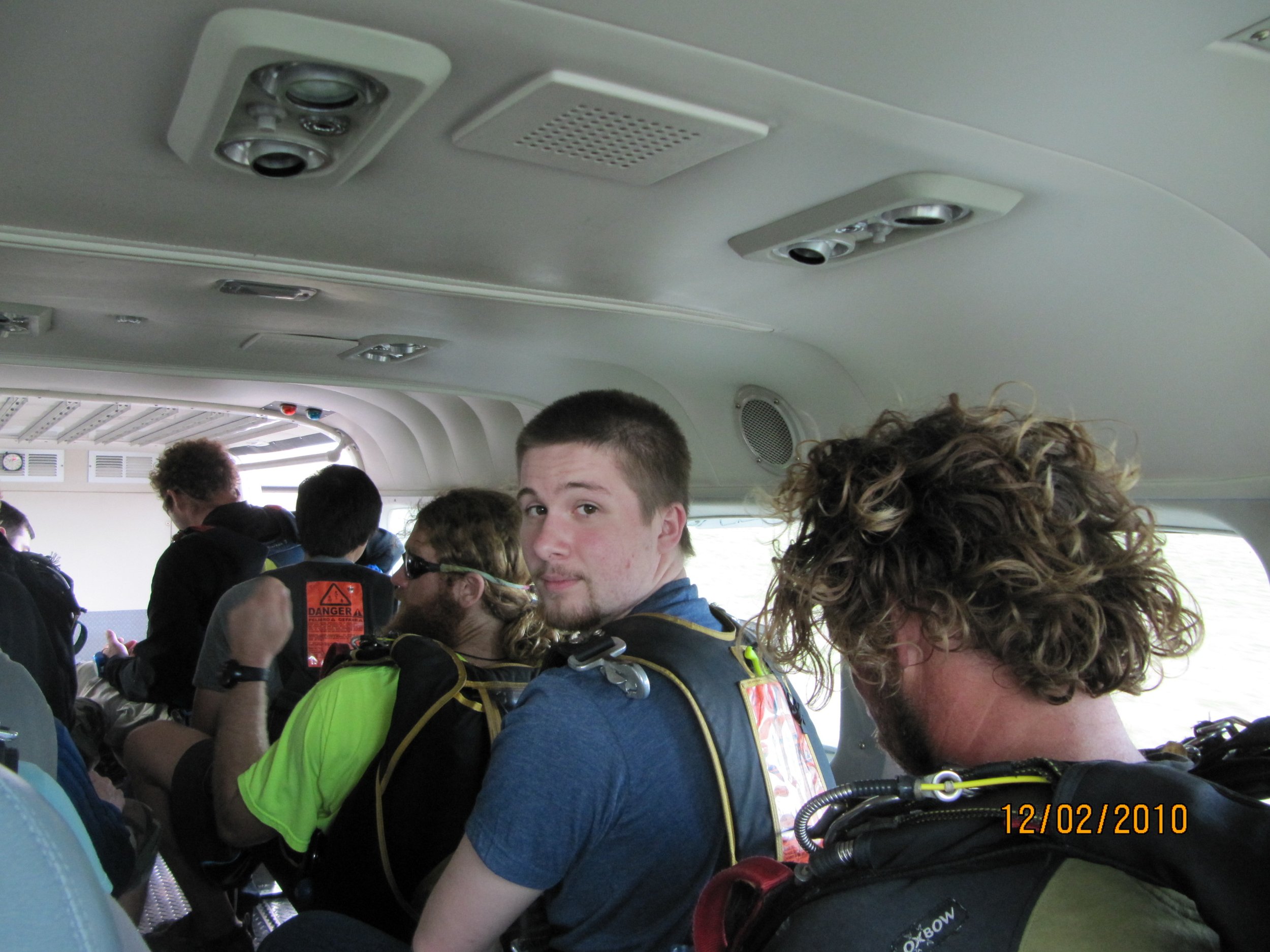 Ryan getting ready to skydive