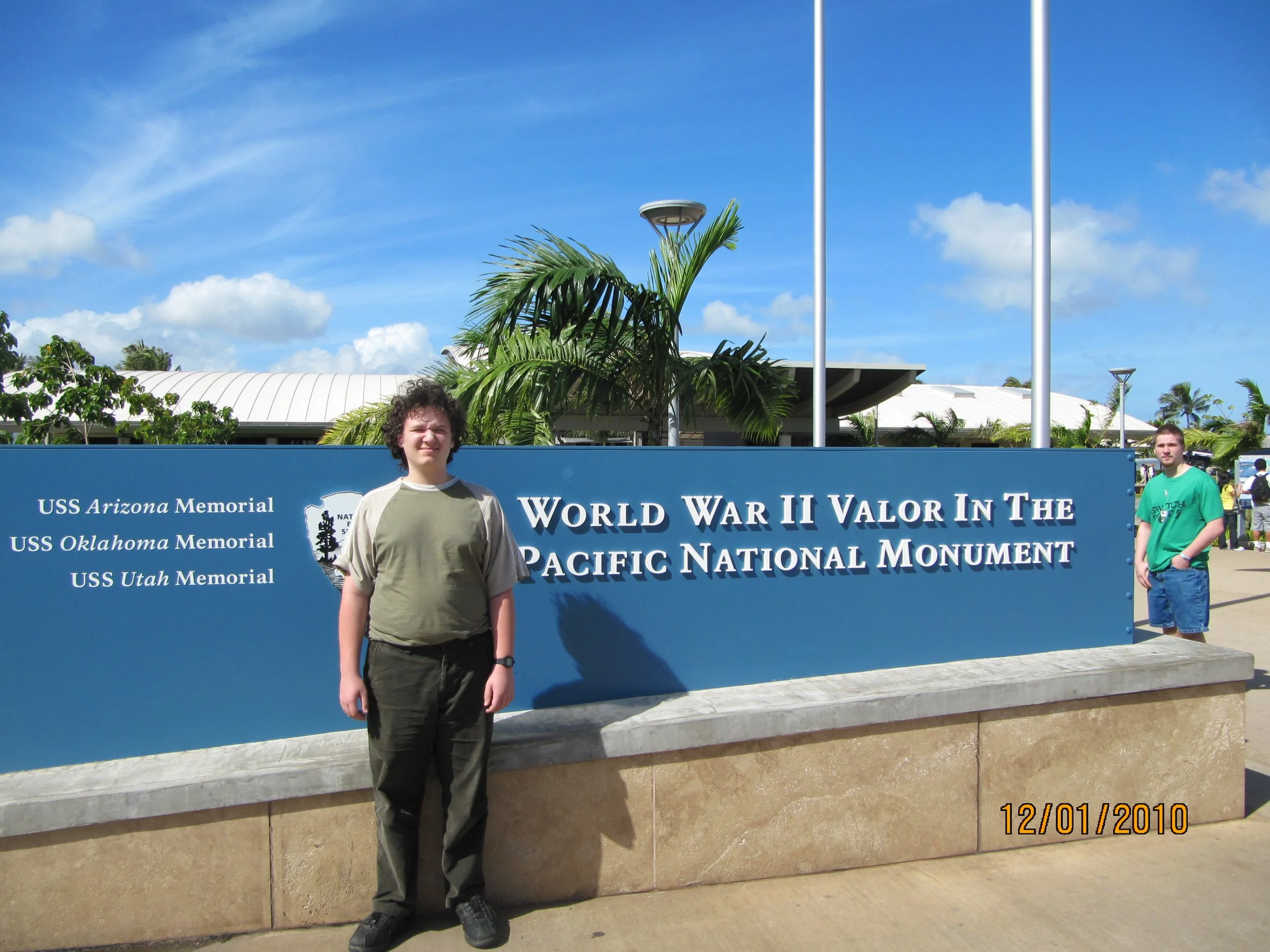 Charles at Pearl Harbor