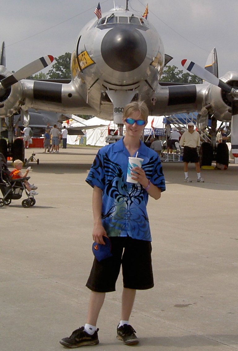 Matthew at Oshkosh 2003
