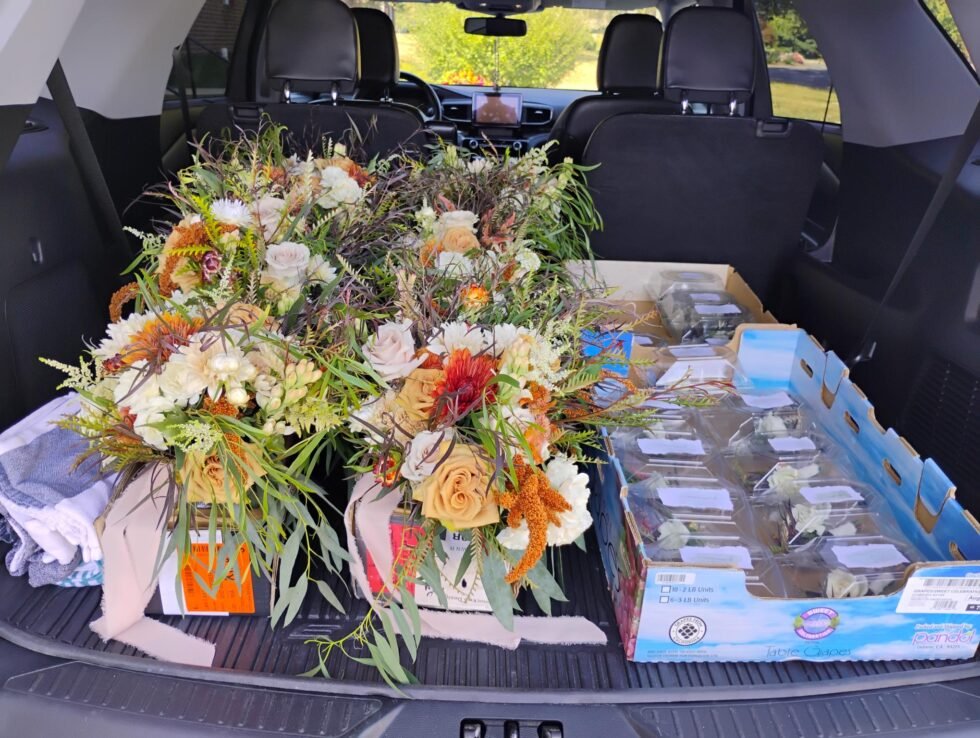 Transporting Bridal Florals