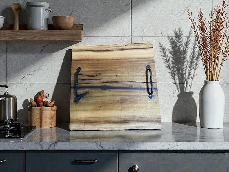 Rainbow Poplar Serving Tray