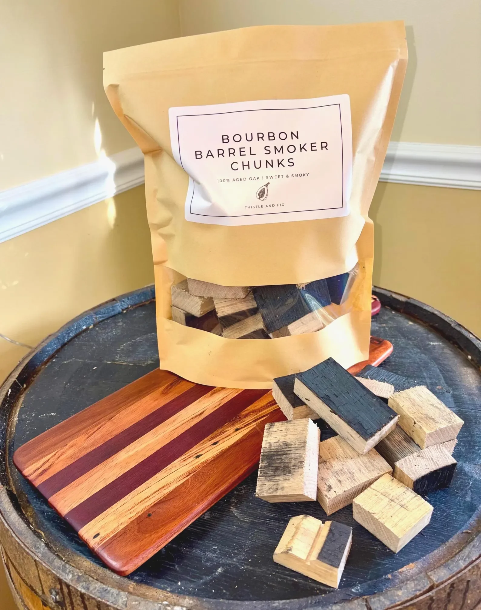 Bourbon Barrel Smoker Chunks