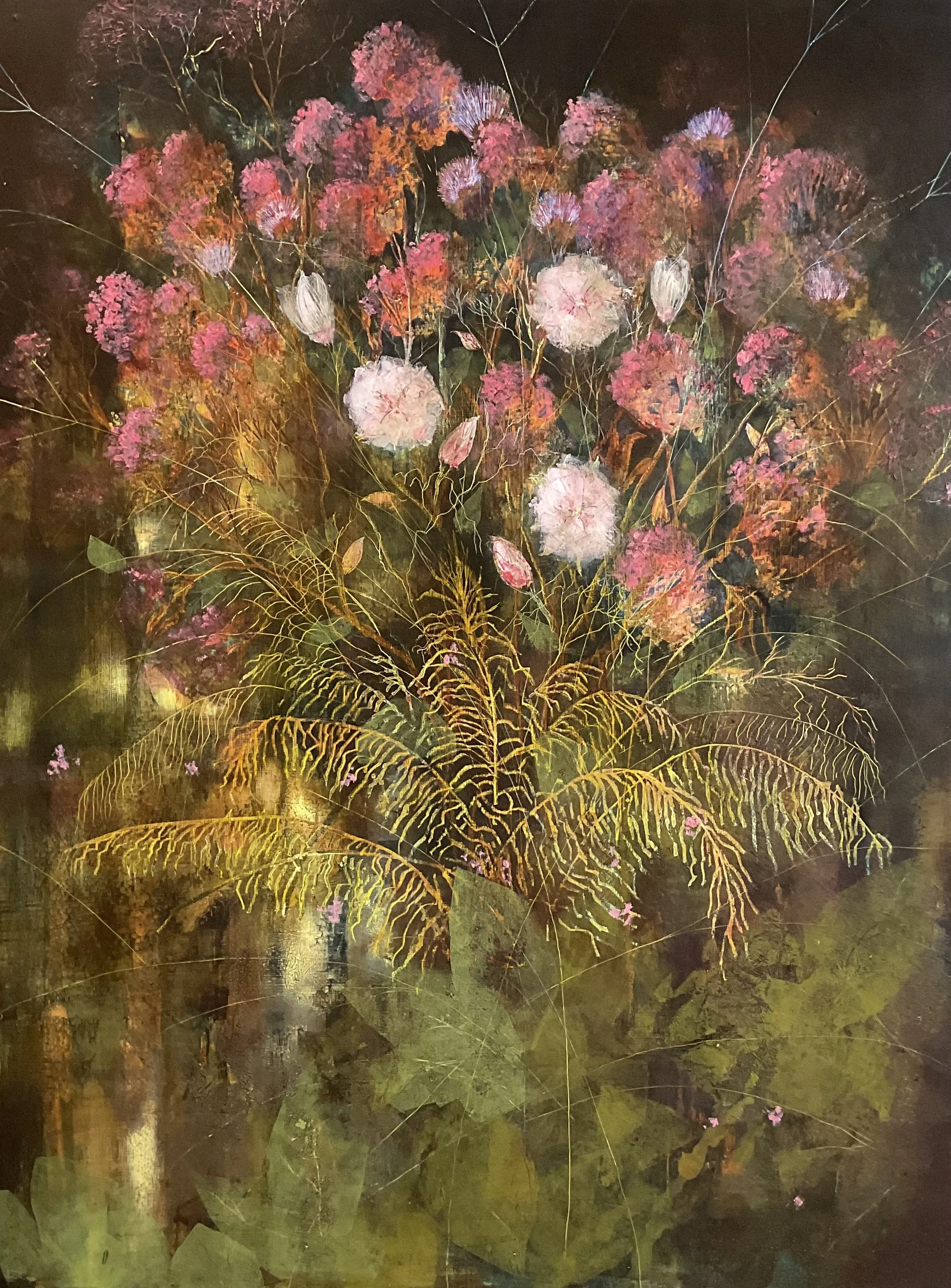 FLORESCENT JOY; 48x36