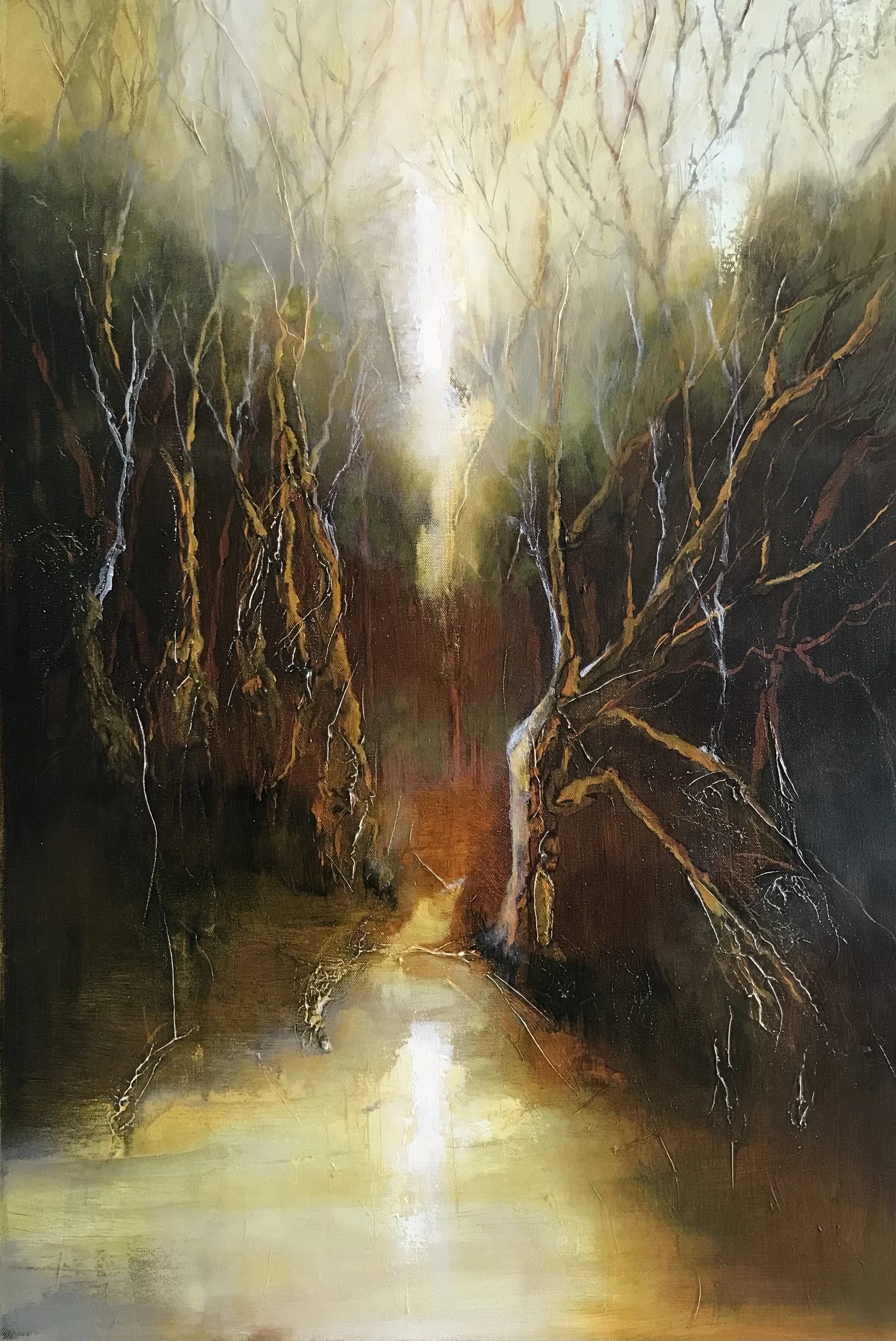 HIDDEN SPRING;  36x24in.SOLD