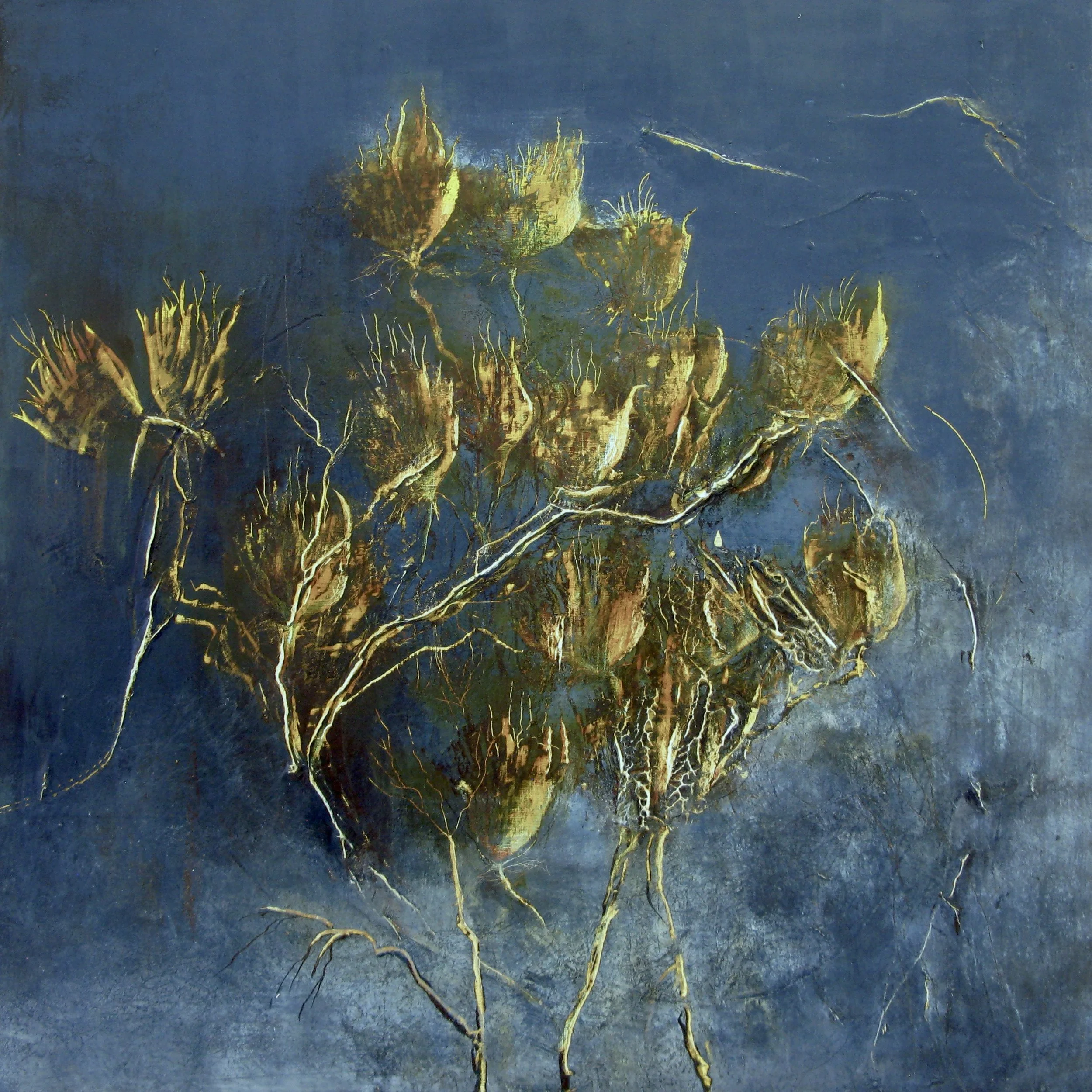 BOUQUET; 24x24in. SOLD