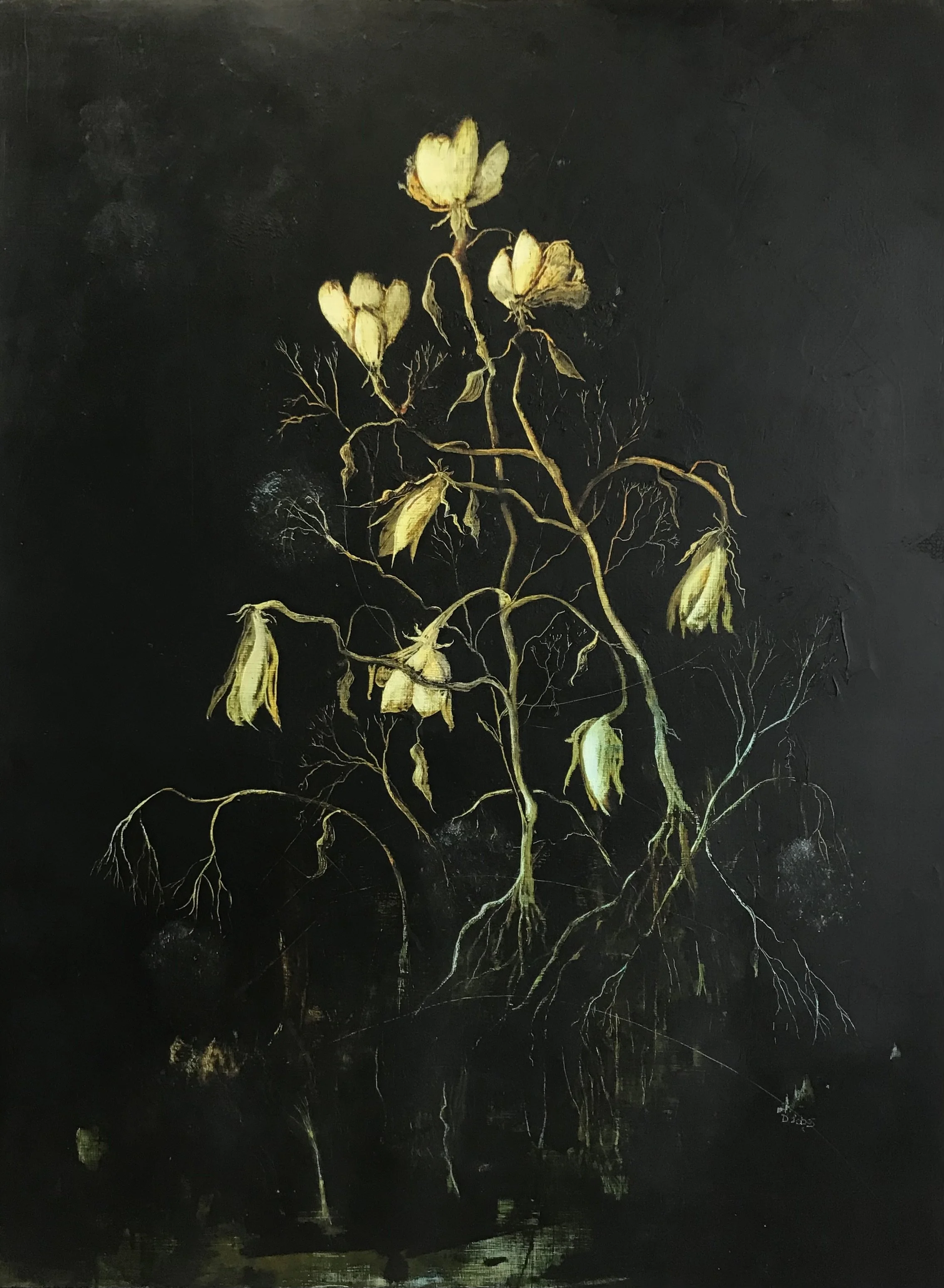 MYSTERIOUS NIGHT; 48x36 in. SOLD