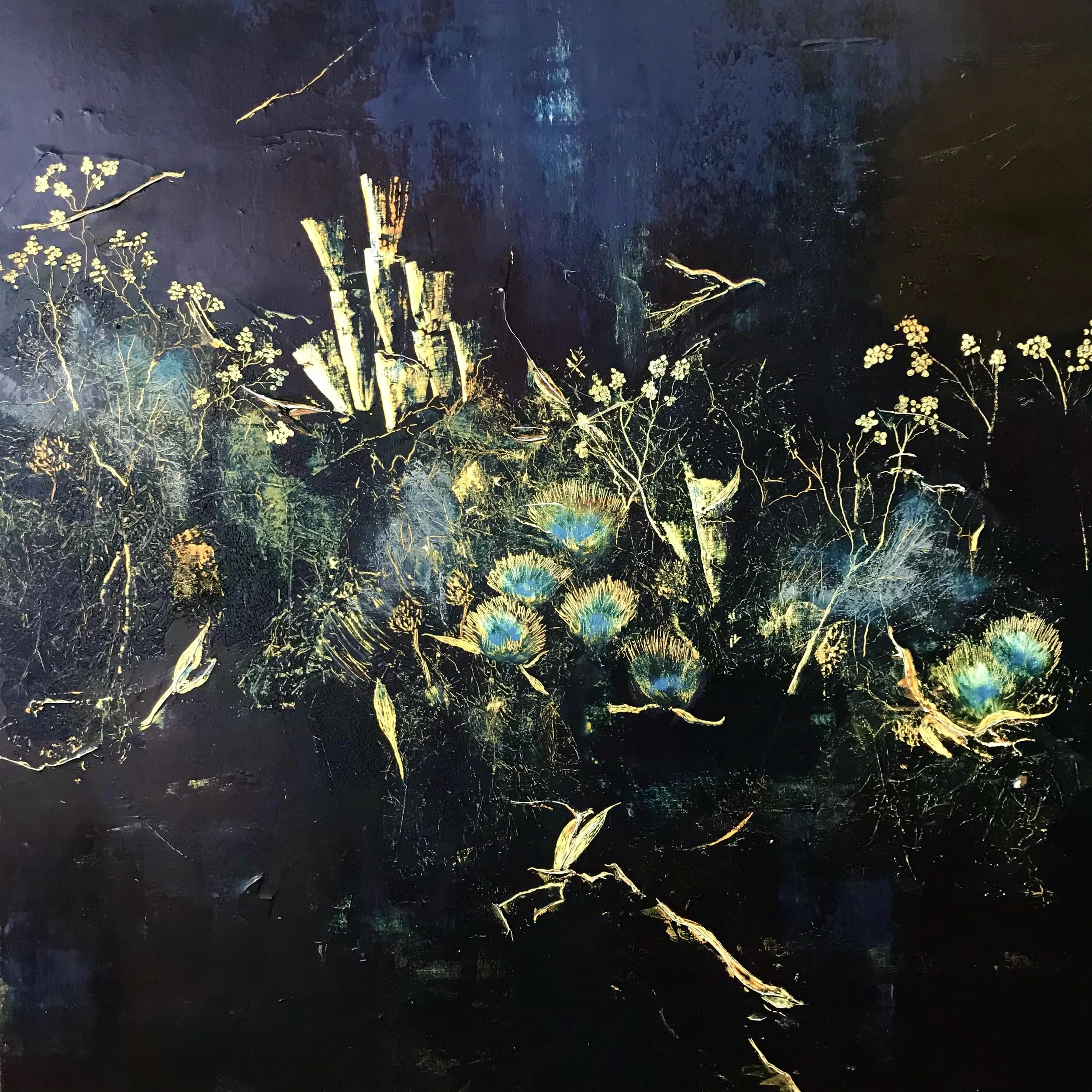 ENTANGLED LIFE NO.1; 36x36in; SOLD