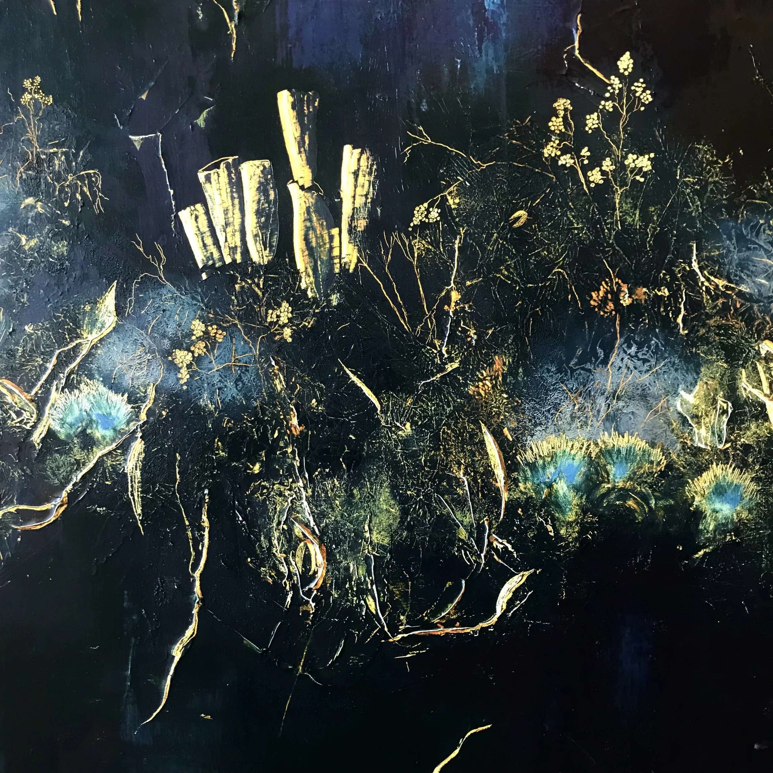 ENTANGLED LIFE NO.2; 36x36in. SOLD