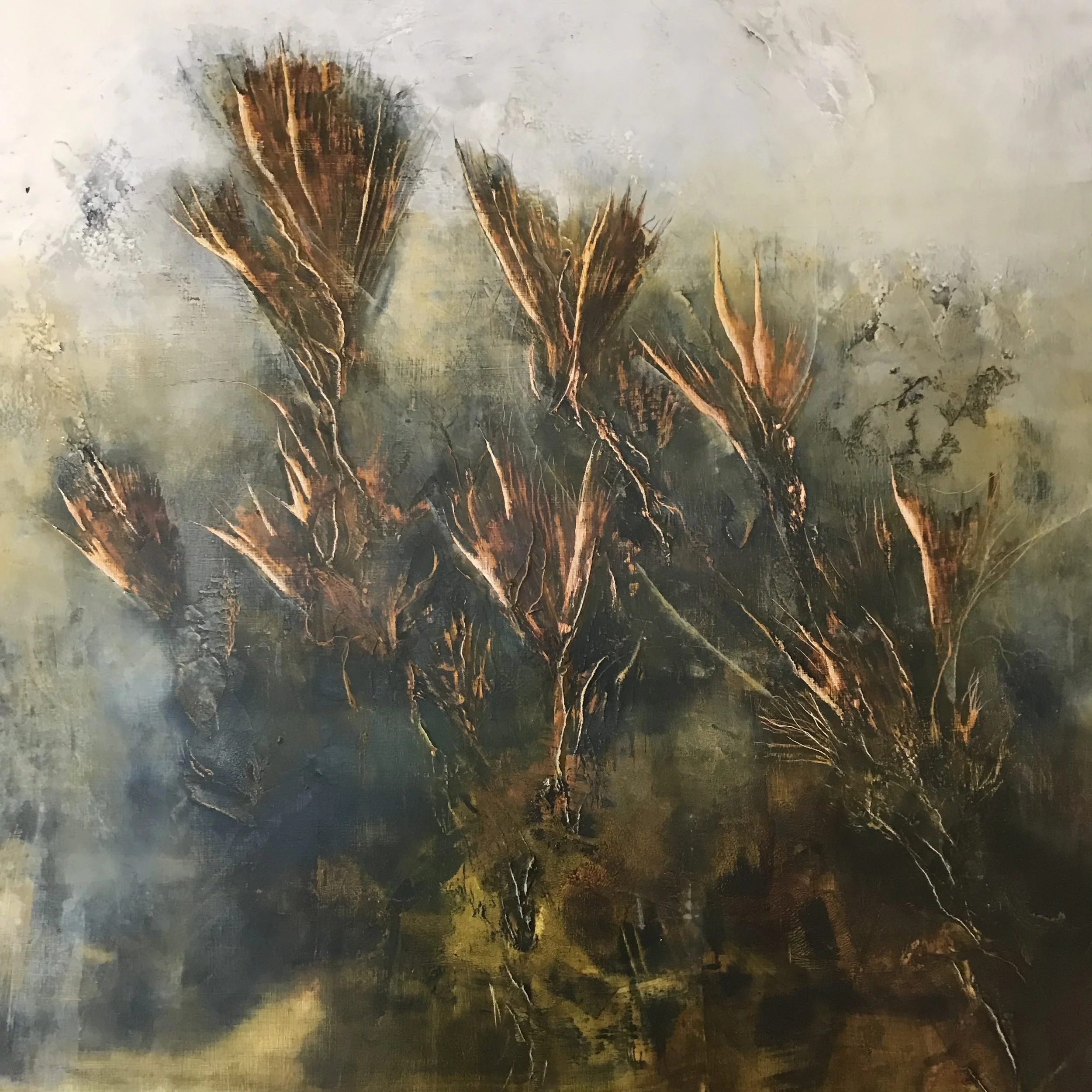 REMINISCENCE NO.2; 36x36in.SOLD