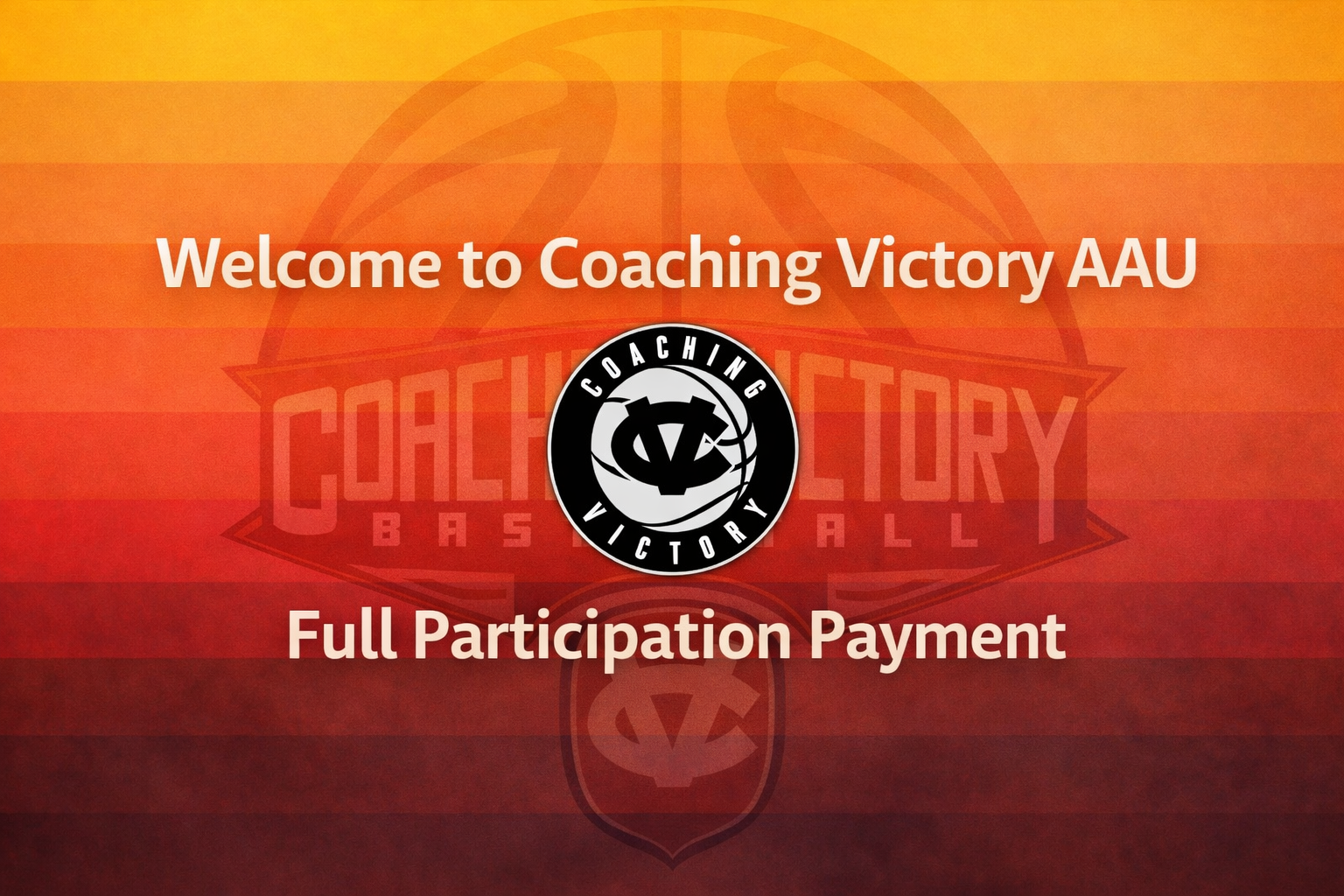 CV AAU 2026 Participation Fee: FULL PAYMENT