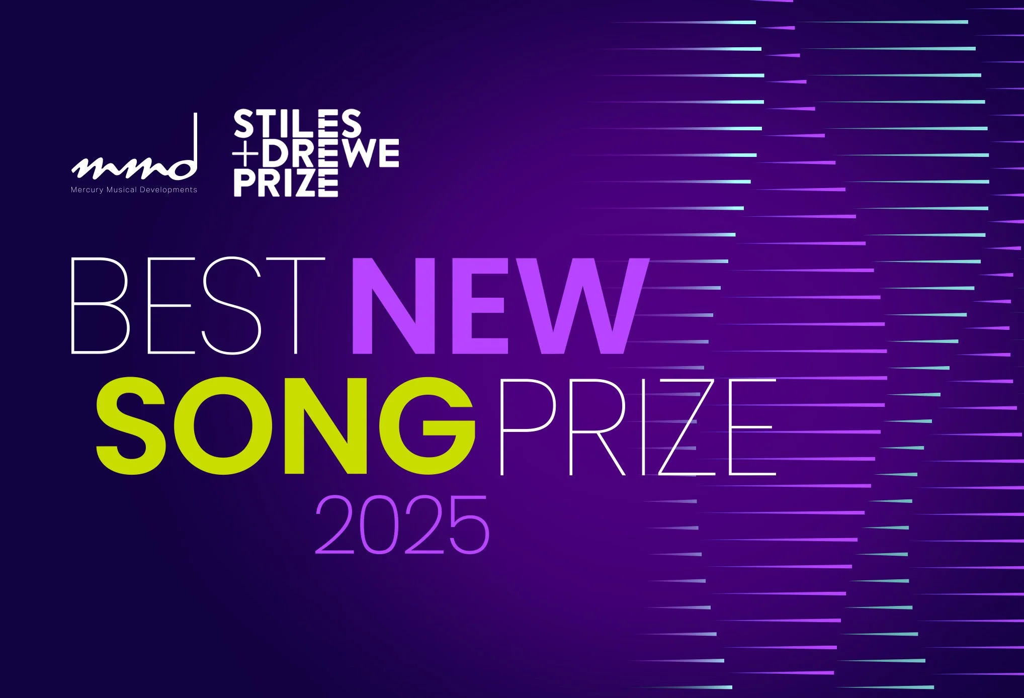 Nominated for the Stiles + Drewe Best New Song Prize 2025