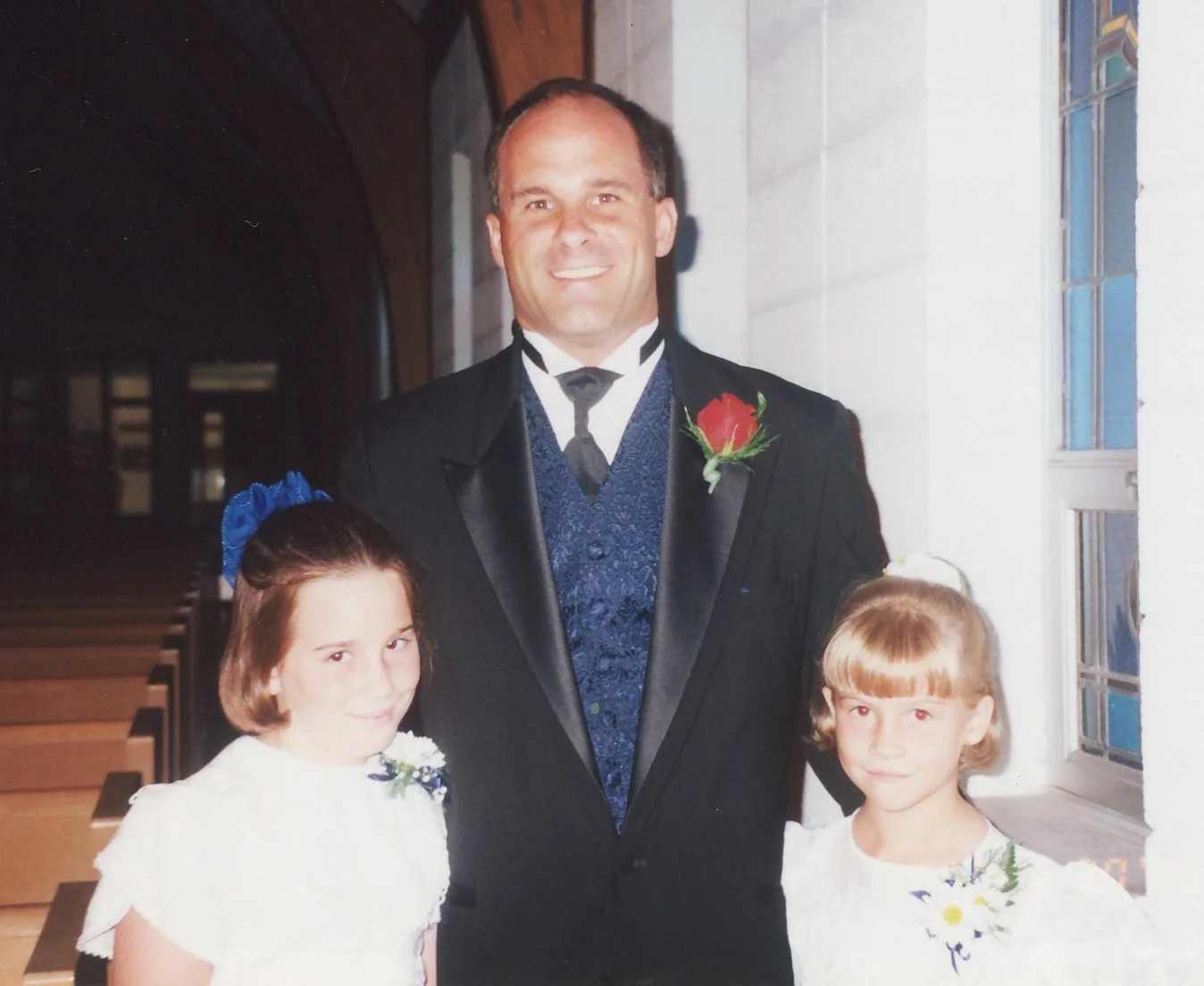 Greg with his daughters