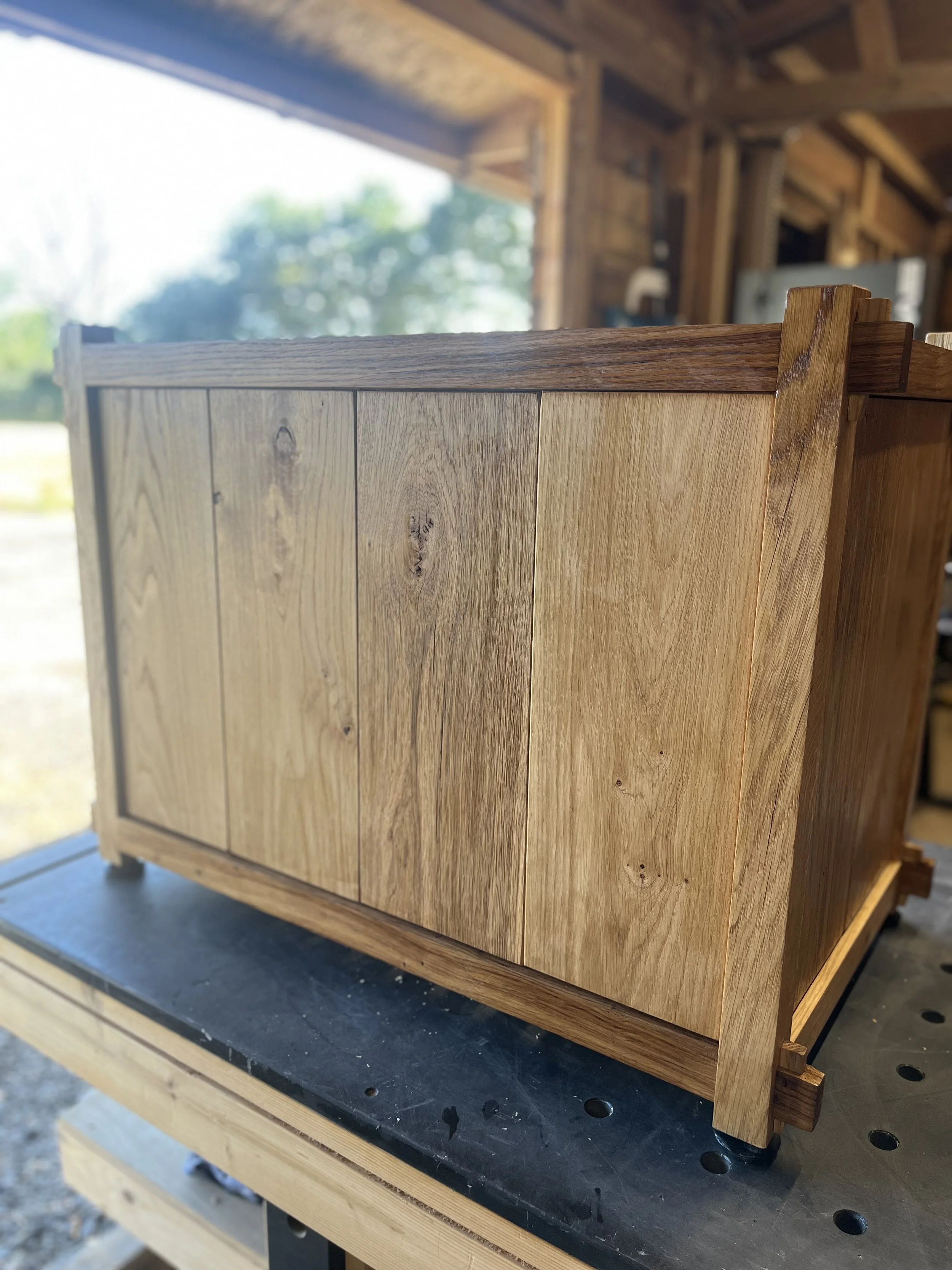 Solid Oak planter