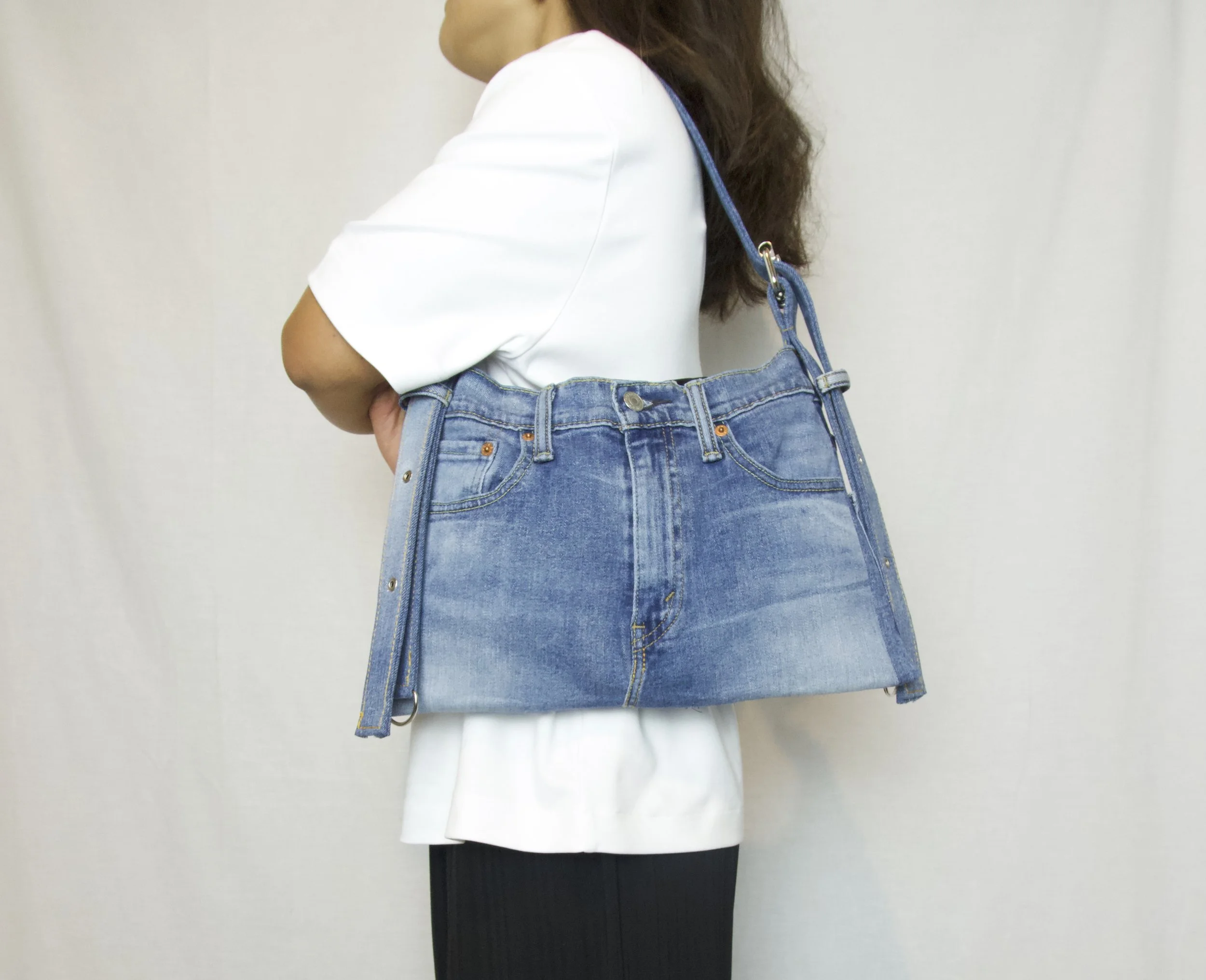 Denim Upcycled Levi Bag